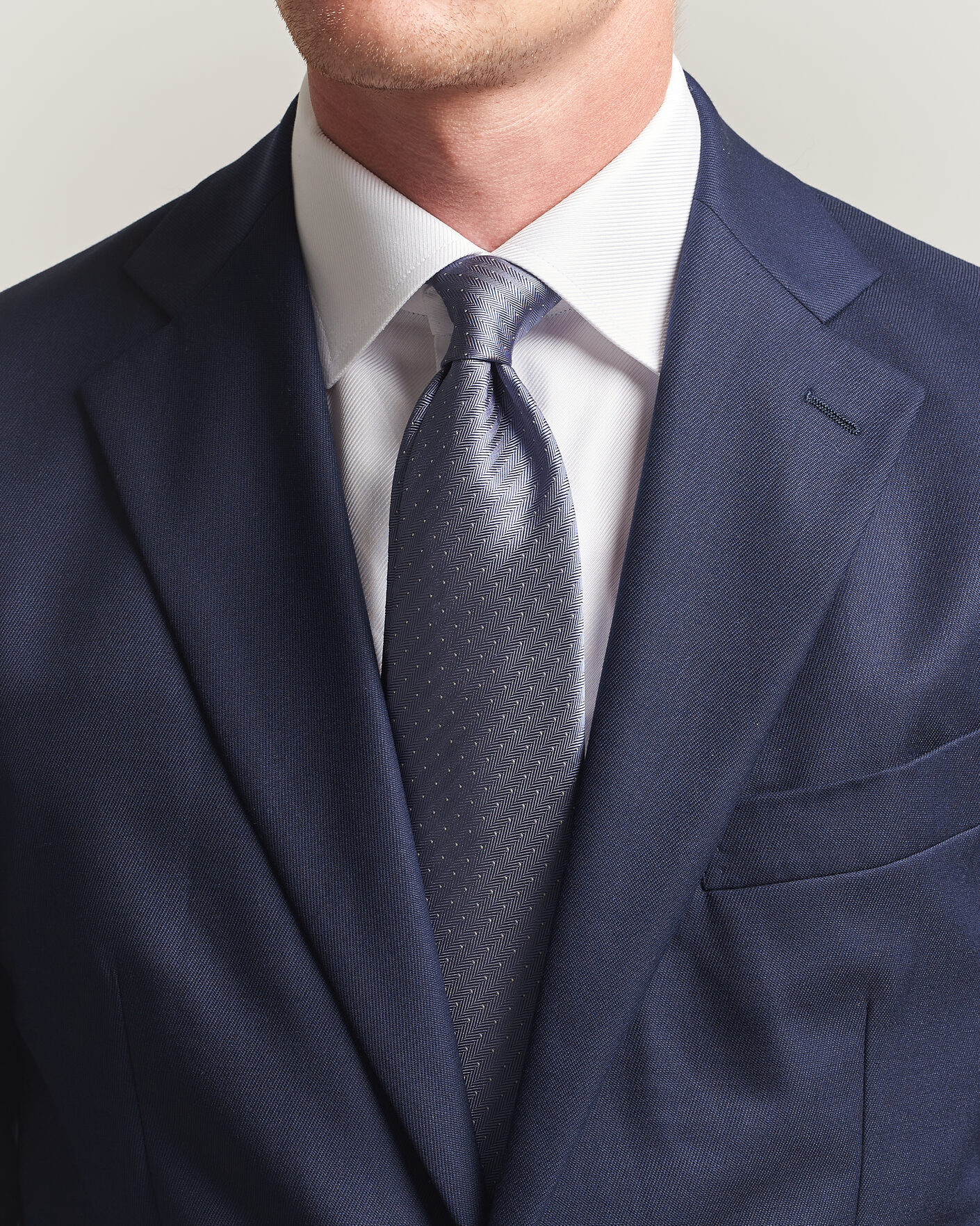 Uomini | Cravatte | Brioni | Jacquard Dot Silk Tie Light Blue