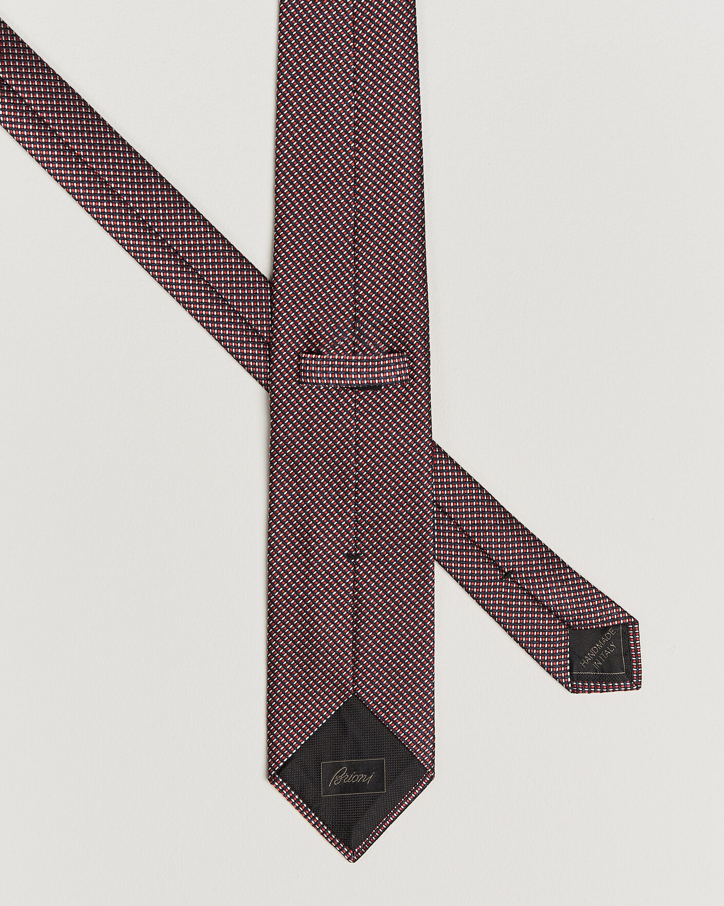Uomini | Cravatte | Brioni | Jacquard Silk Tie Red