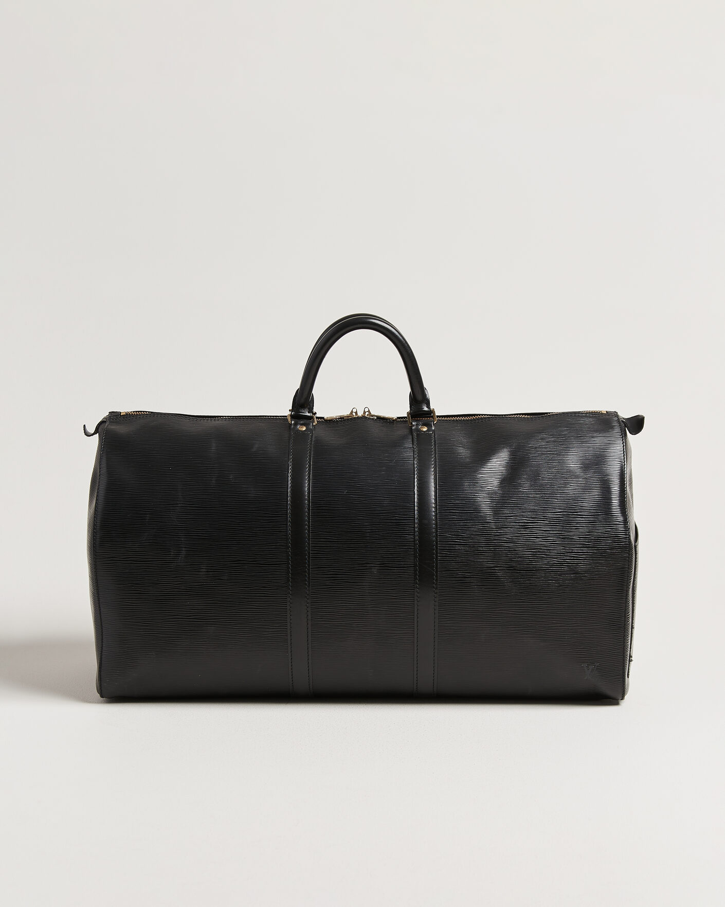 Uomini | Pre-Owned & Vintage Bags | Louis Vuitton Pre-Owned | Keepall 55 Epi Leather Black