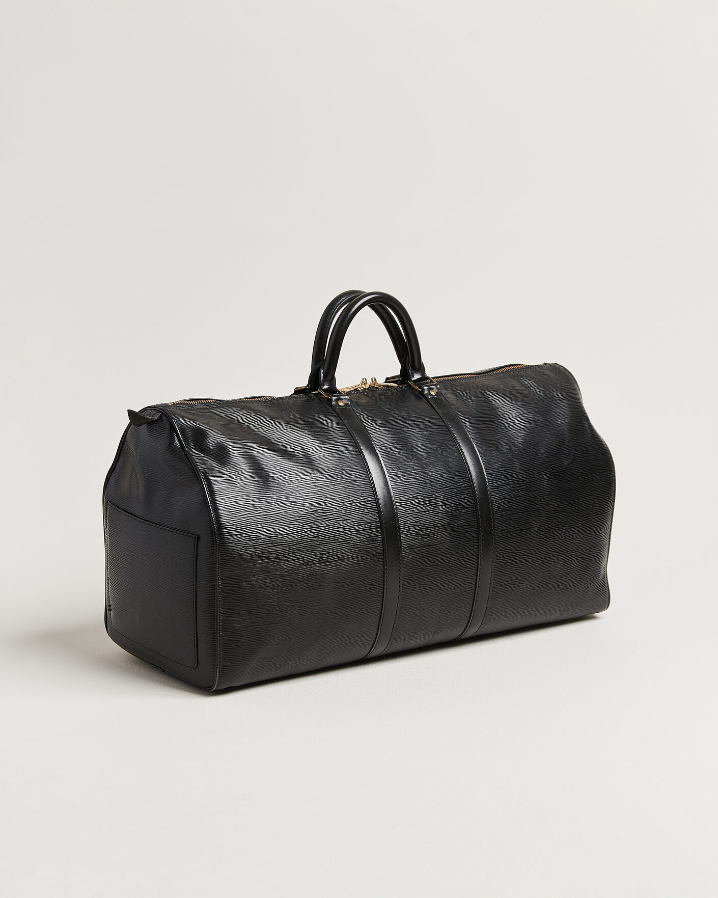Uomini | Pre-Owned & Vintage Bags | Louis Vuitton Pre-Owned | Keepall 55 Epi Leather Black