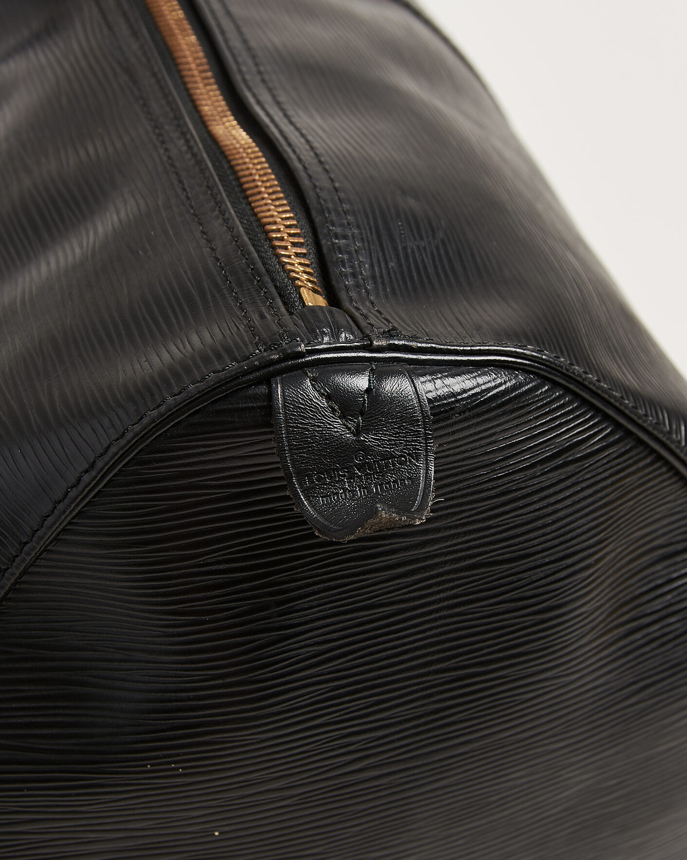 Uomini | Pre-Owned & Vintage Bags | Louis Vuitton Pre-Owned | Keepall 55 Epi Leather Black