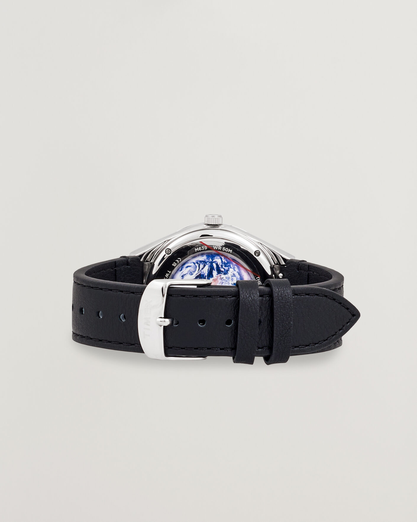 Uomini | Timex Q Timex x NASA Luminous Leather Strap 40mm Black Dial | Timex | Q x NASA Luminous Leather Strap 40mm Black Dial