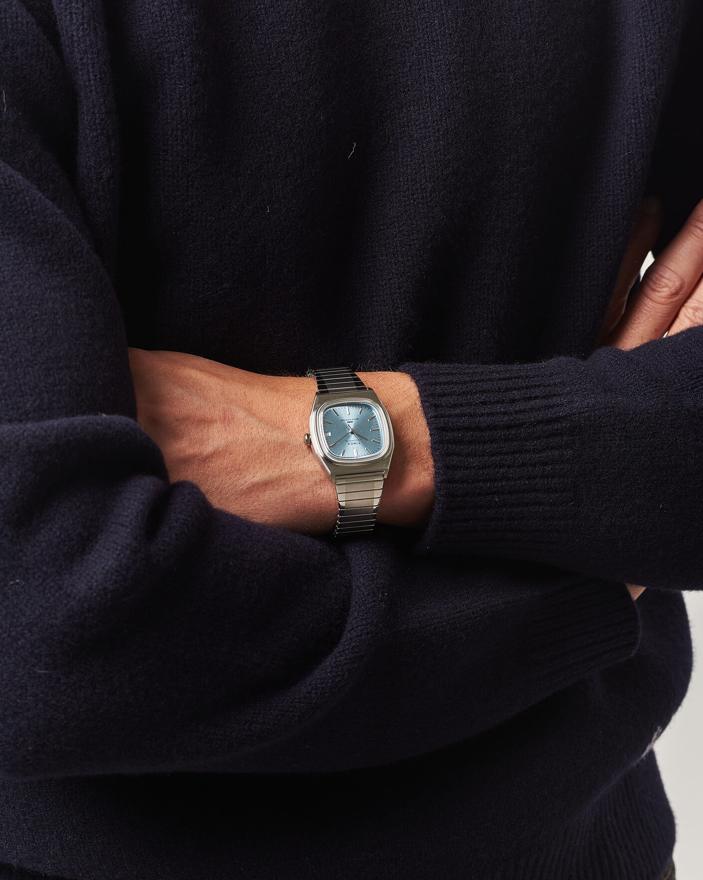 Uomini | Timex 1983s Automatic Reissue 34mm Ice Blue Dial | Timex | 1983s Automatic Reissue 34mm Ice Blue Dial