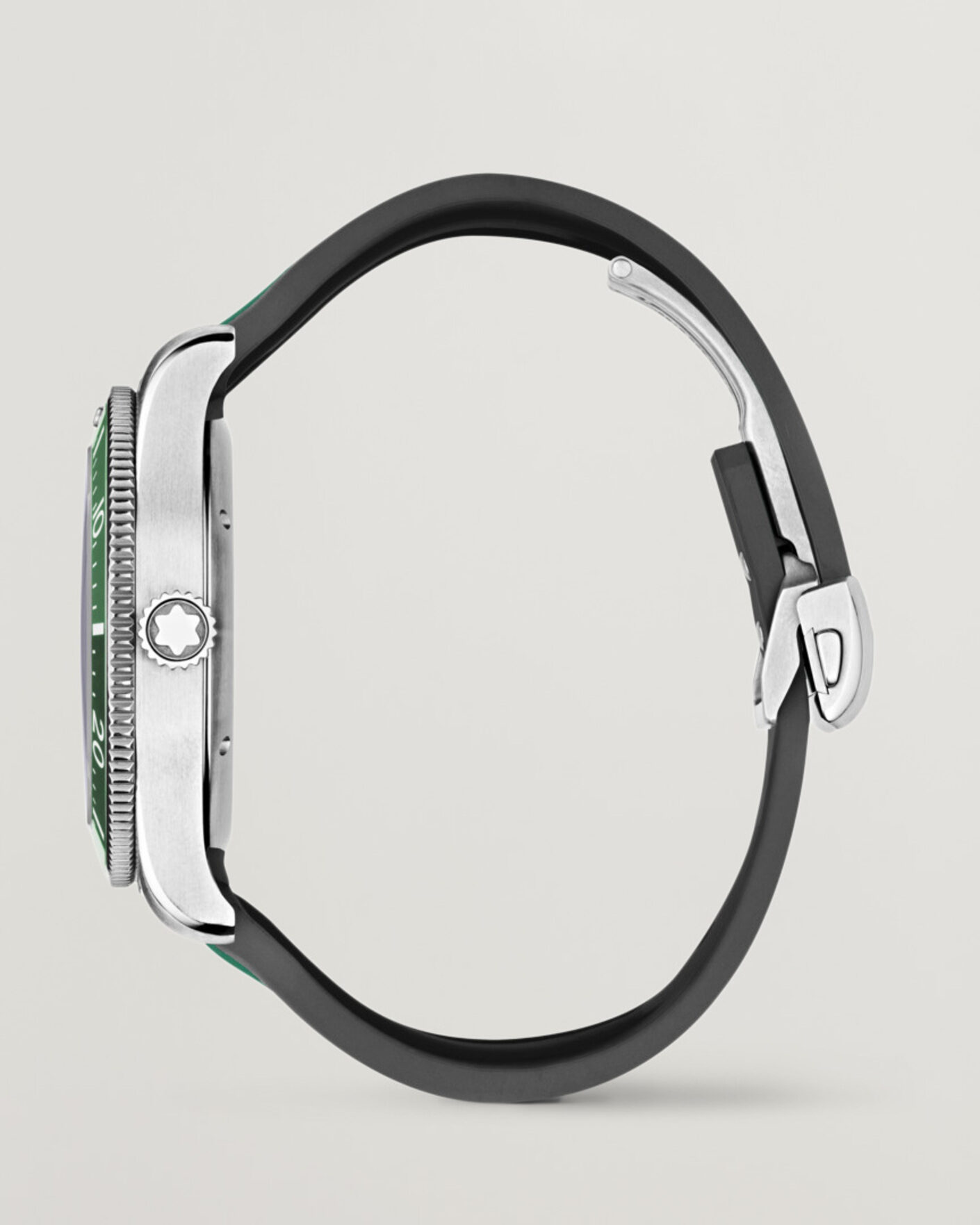 Uomini | Montblanc Iced Sea Automatic Date Rubber Strap Green | Montblanc | Iced Sea Automatic Date Rubber Strap Green