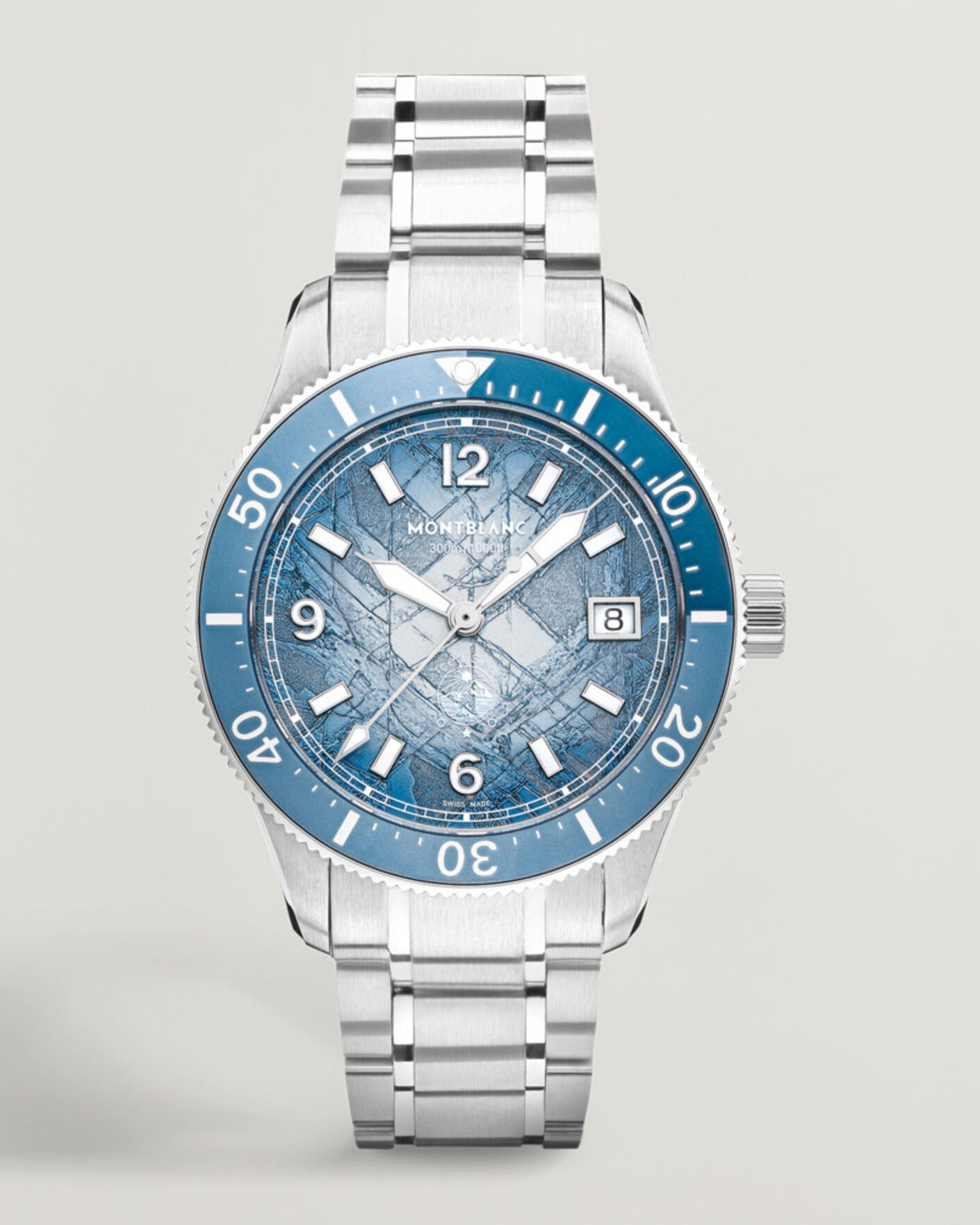 Uomini | Montblanc Iced Sea Automatic Date 0 Oxygen Light Blue | Montblanc | Iced Sea Automatic Date 0 Oxygen Light Blue