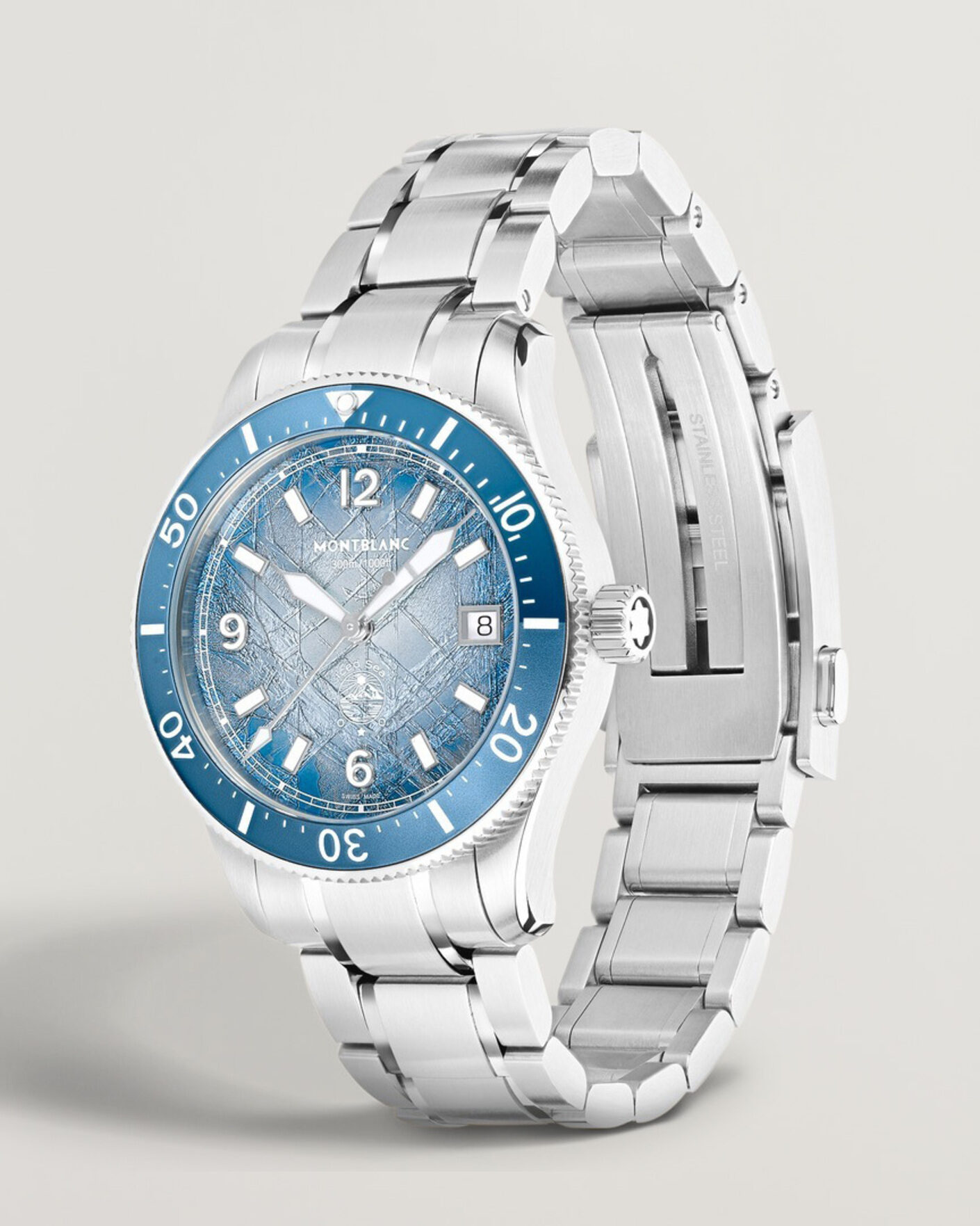 Uomini | Montblanc Iced Sea Automatic Date 0 Oxygen Light Blue | Montblanc | Iced Sea Automatic Date 0 Oxygen Light Blue
