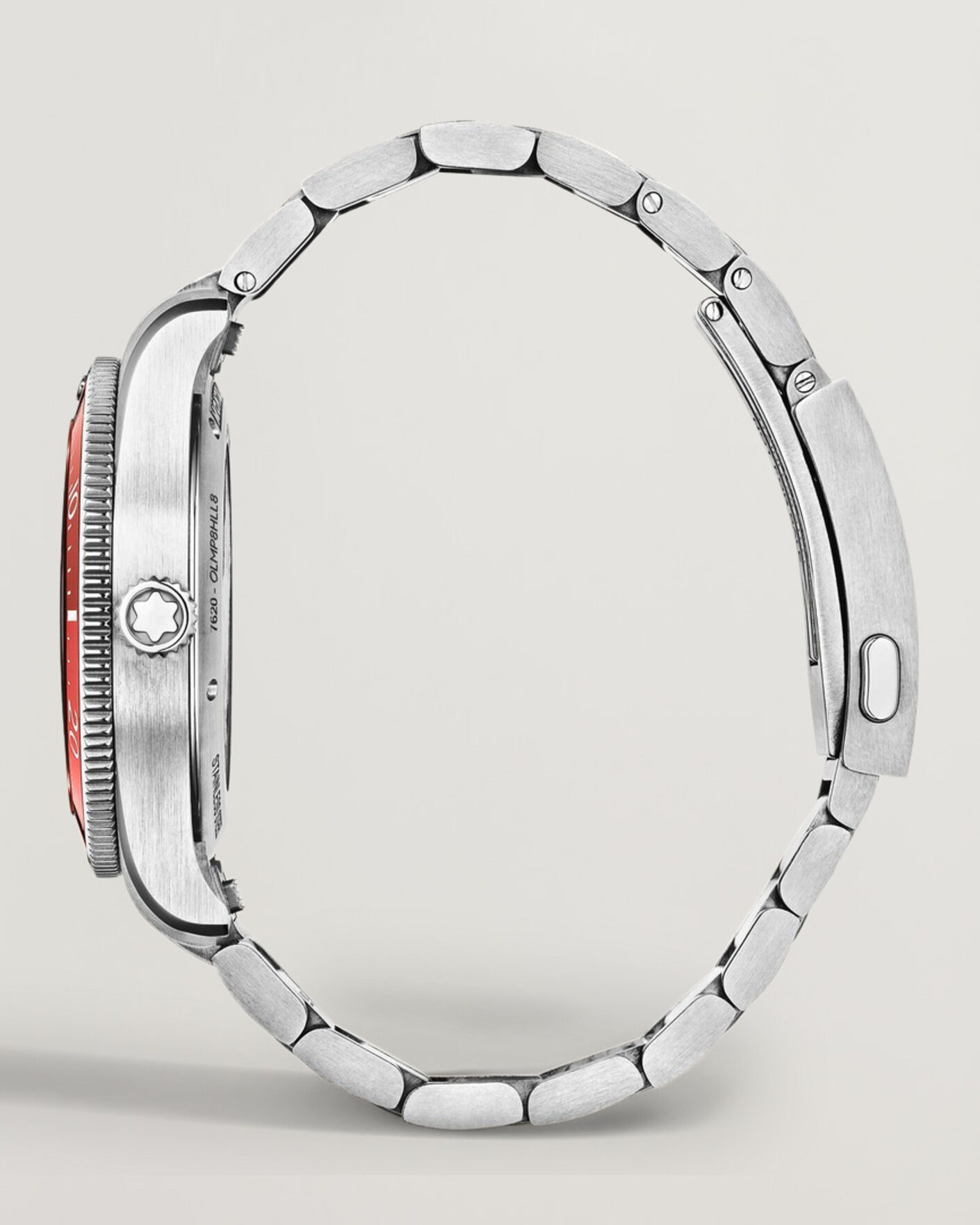Uomini | Cinturino in acciaio inossidabile | Montblanc | Iced Sea Automatic Date 0 Oxygen Limited Red