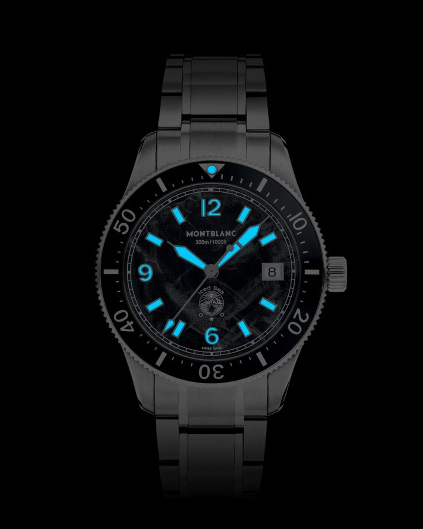 Uomini | Montblanc Iced Sea Automatic Date 0 Oxygen Black | Montblanc | Iced Sea Automatic Date 0 Oxygen Black