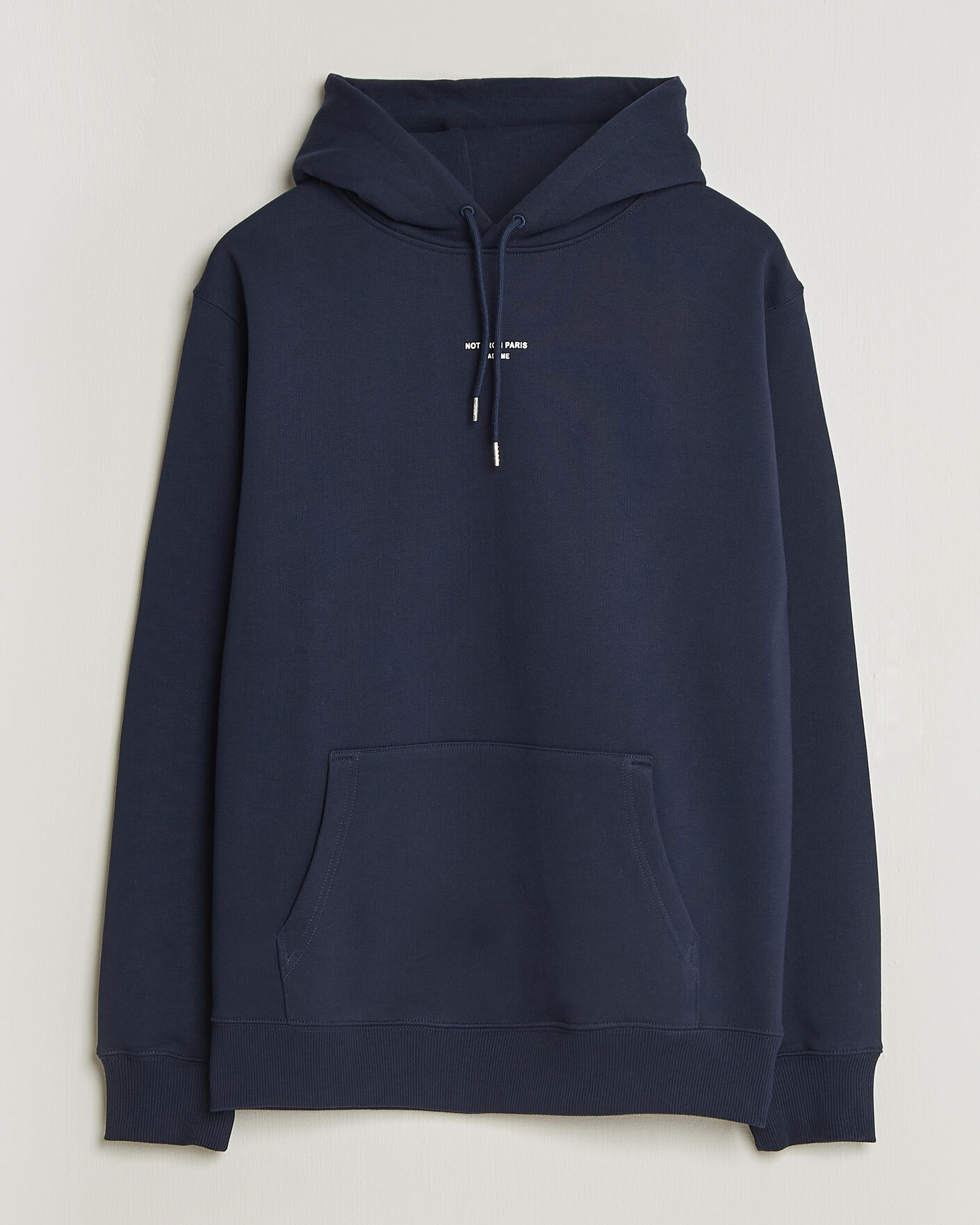 Uomini | Maglieria | Drôle de Monsieur | Classic Slogan Hoodie Navy