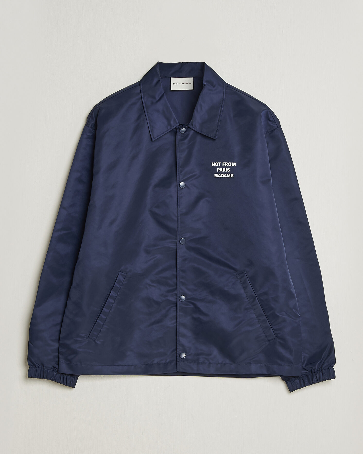 Uomini | Giacche | Drôle de Monsieur | La Veste Slogan Jacket Navy