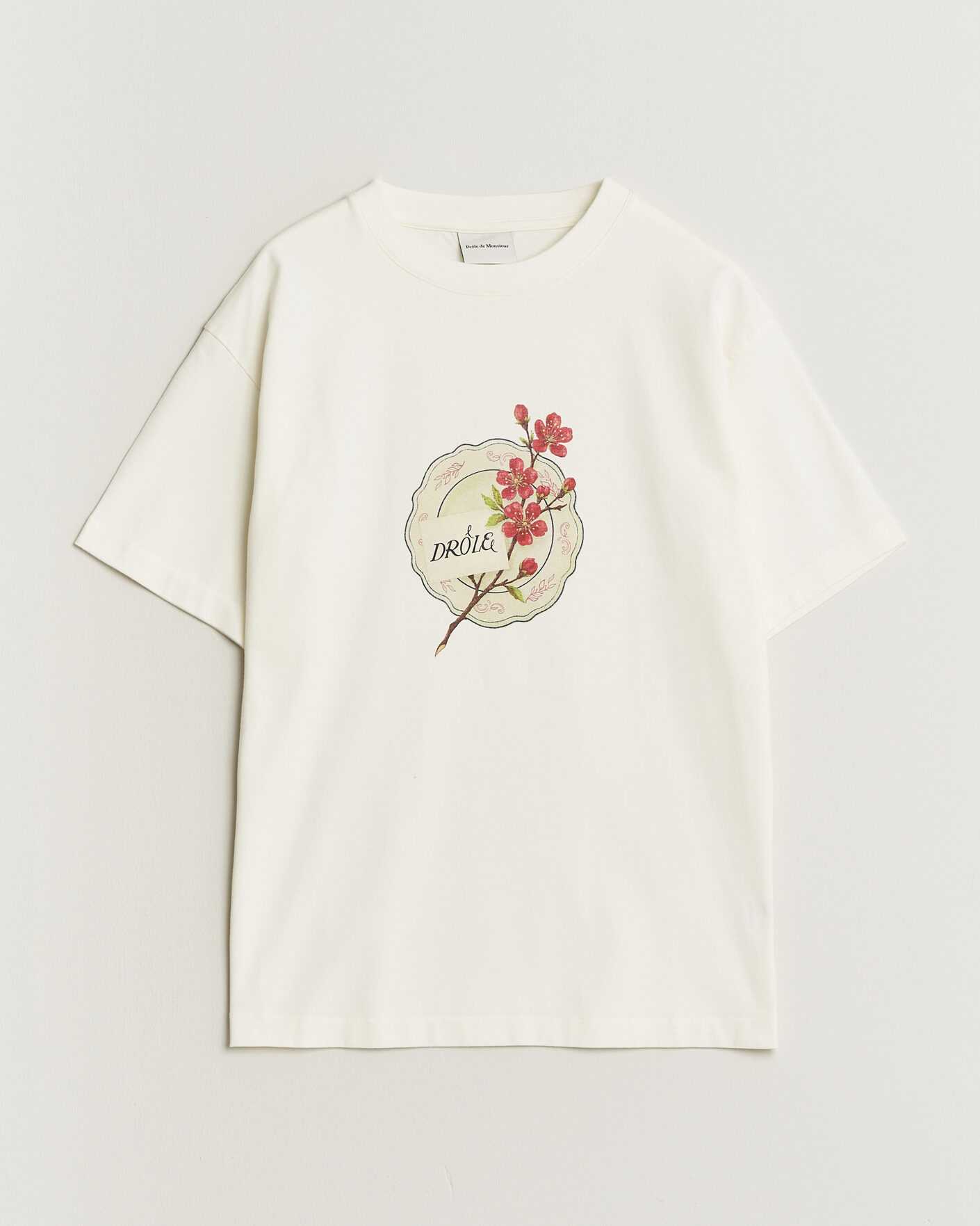 Uomini | T-shirt | Drôle de Monsieur | Porcelaine T-shirt Off White