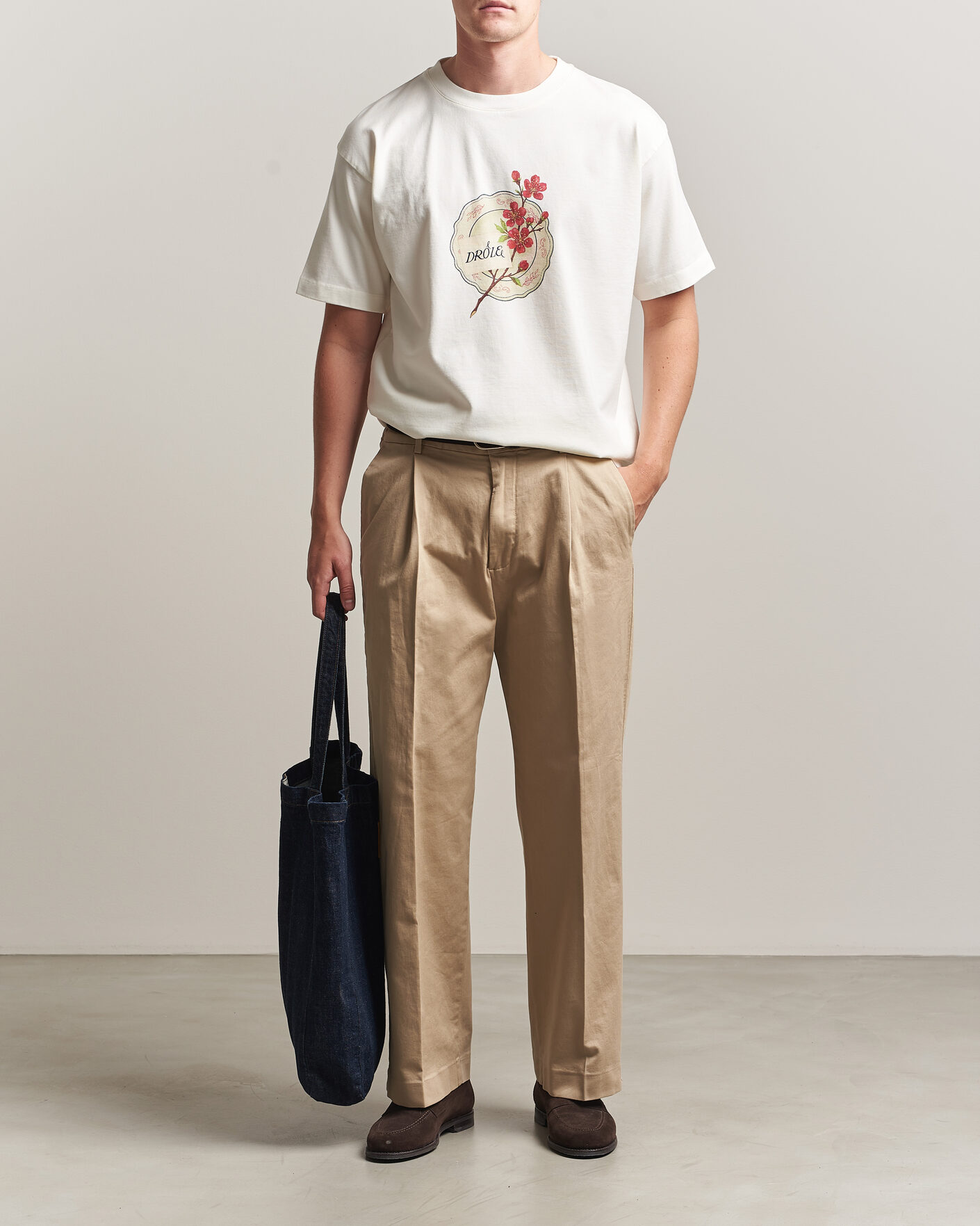 Uomini | T-shirt | Drôle de Monsieur | Porcelaine T-shirt Off White