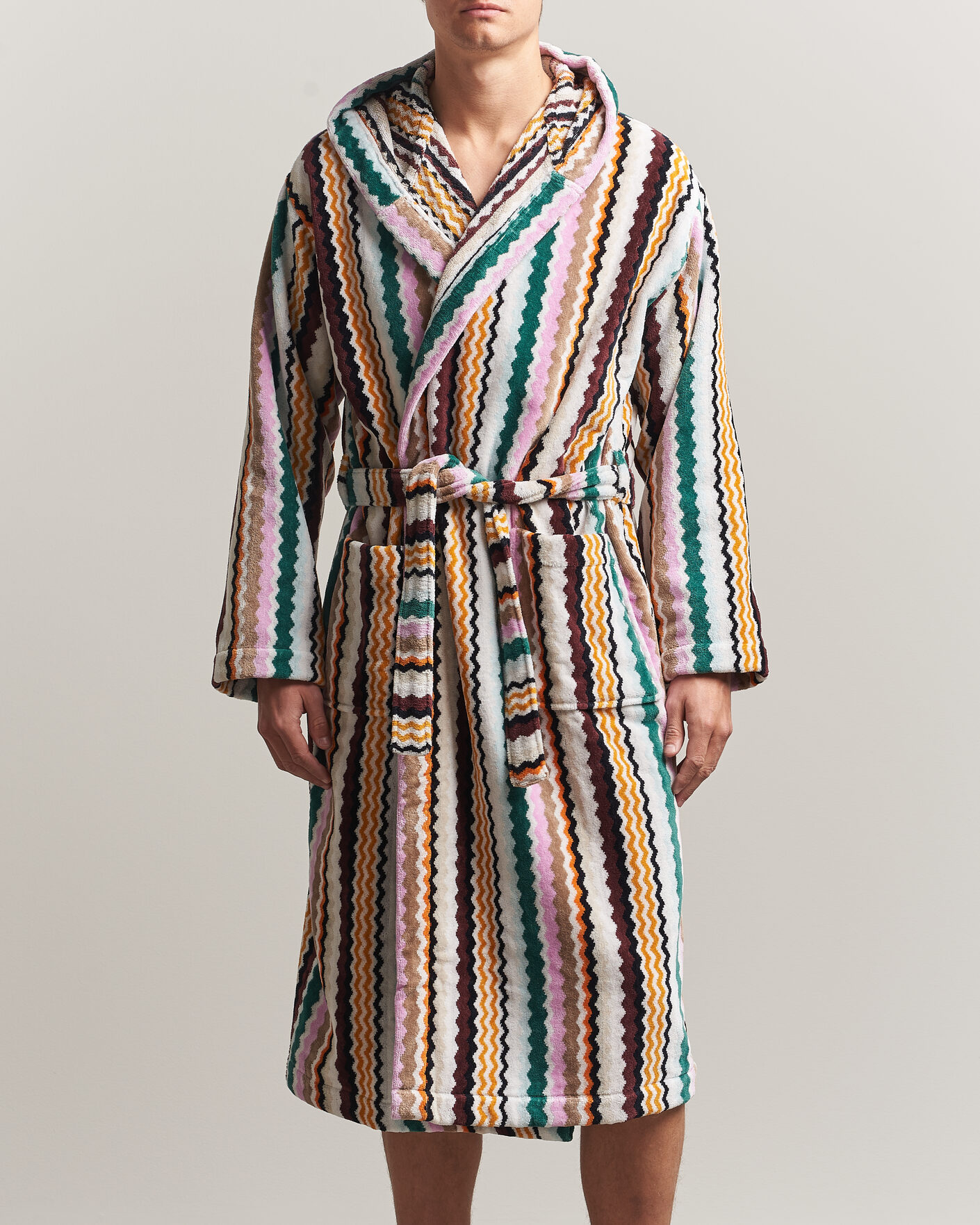 Uomini | Accappatoi & Pigiami | Missoni Home | Aura Hooded Bathrobe Multi