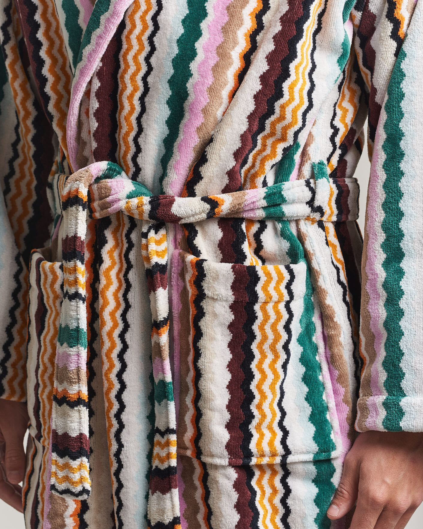 Uomini | Accappatoi & Pigiami | Missoni Home | Aura Hooded Bathrobe Multi