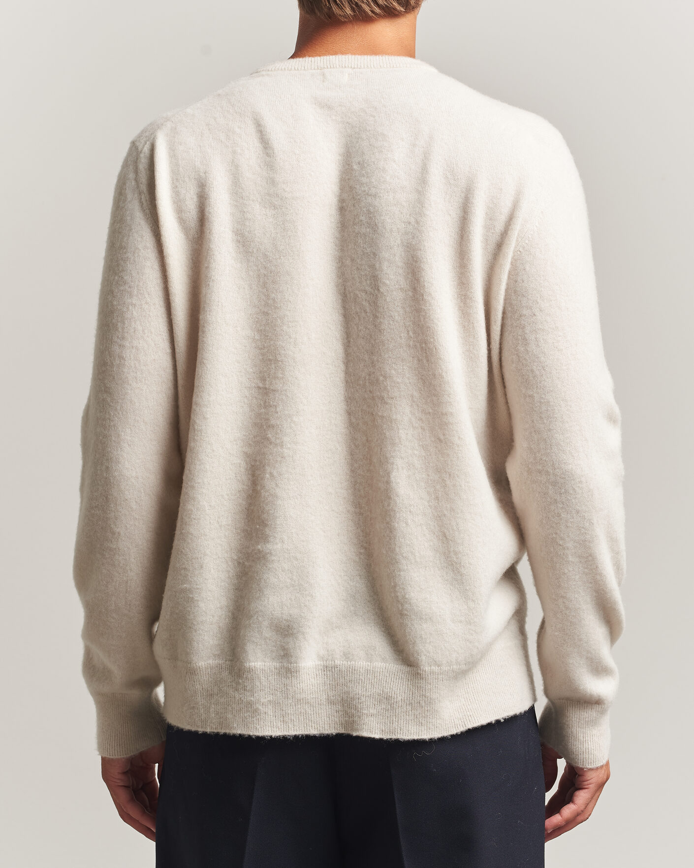 Uomini | Maglieria | Massimo Alba | Kane Brushed Cashmere Sweater Magnolia