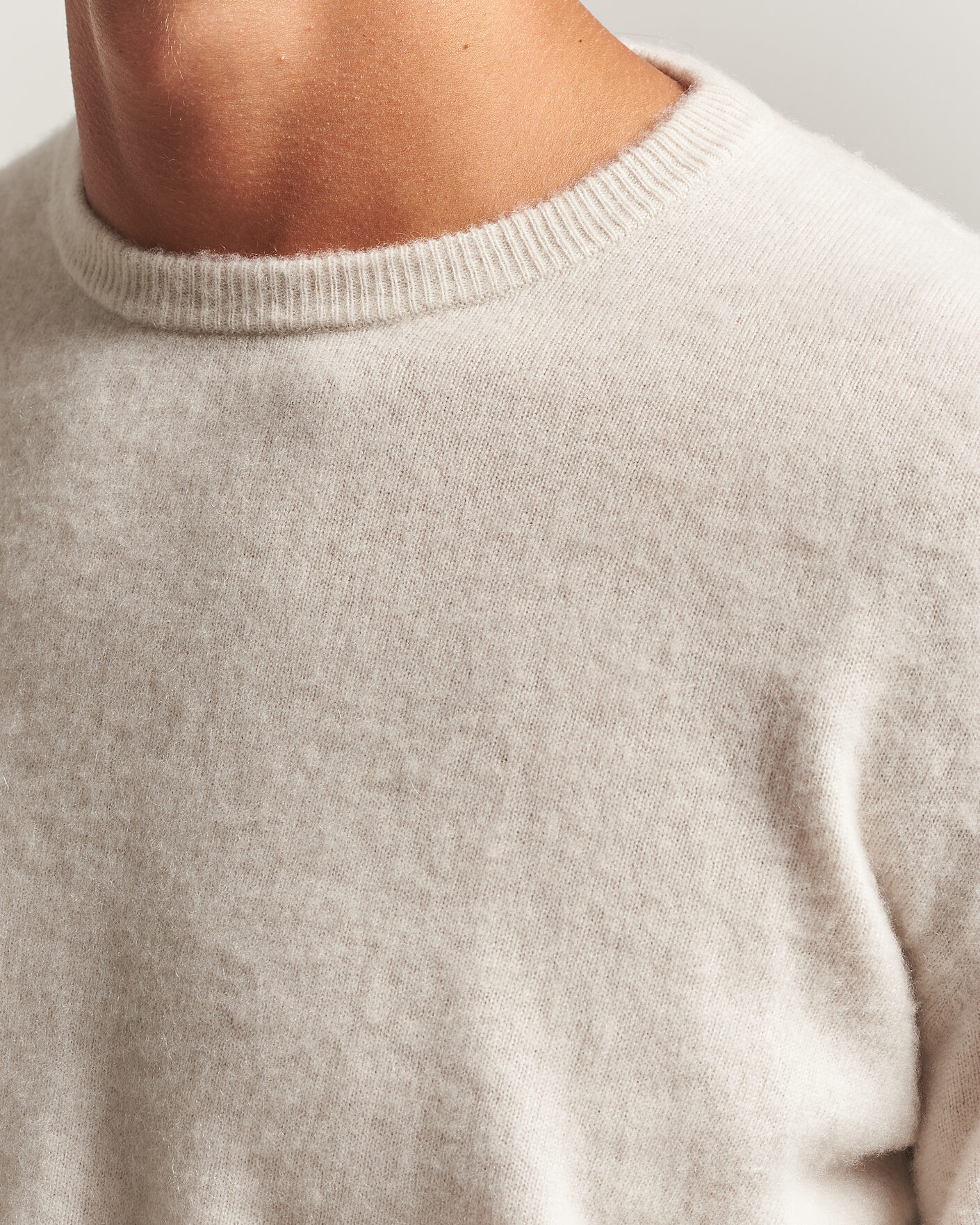 Uomini | Maglieria | Massimo Alba | Kane Brushed Cashmere Sweater Magnolia