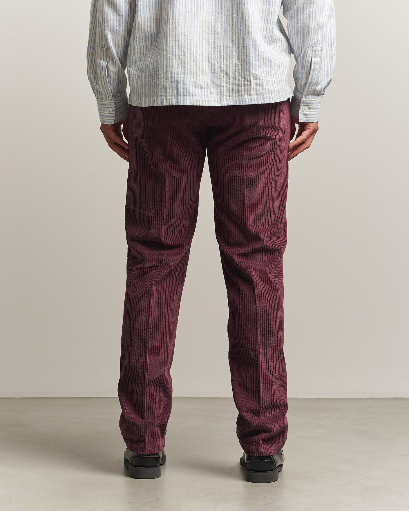 Uomini | Pantaloni | Massimo Alba | Ionio Pleated Corduroy Pants Rose Brown