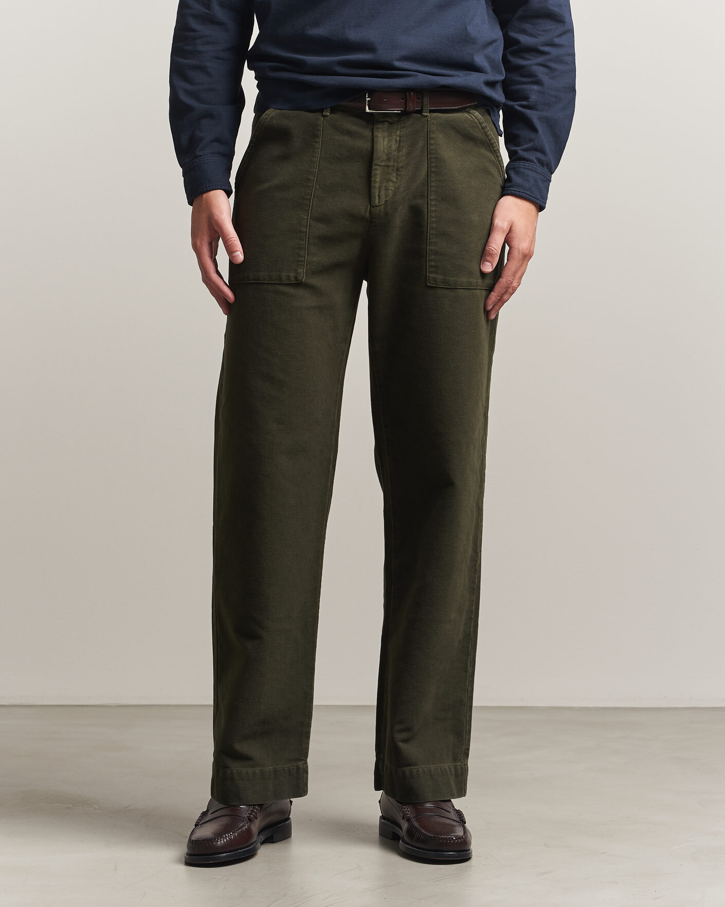 Uomini | Pantaloni | Massimo Alba | Regata Moleksine Pants Forest Night