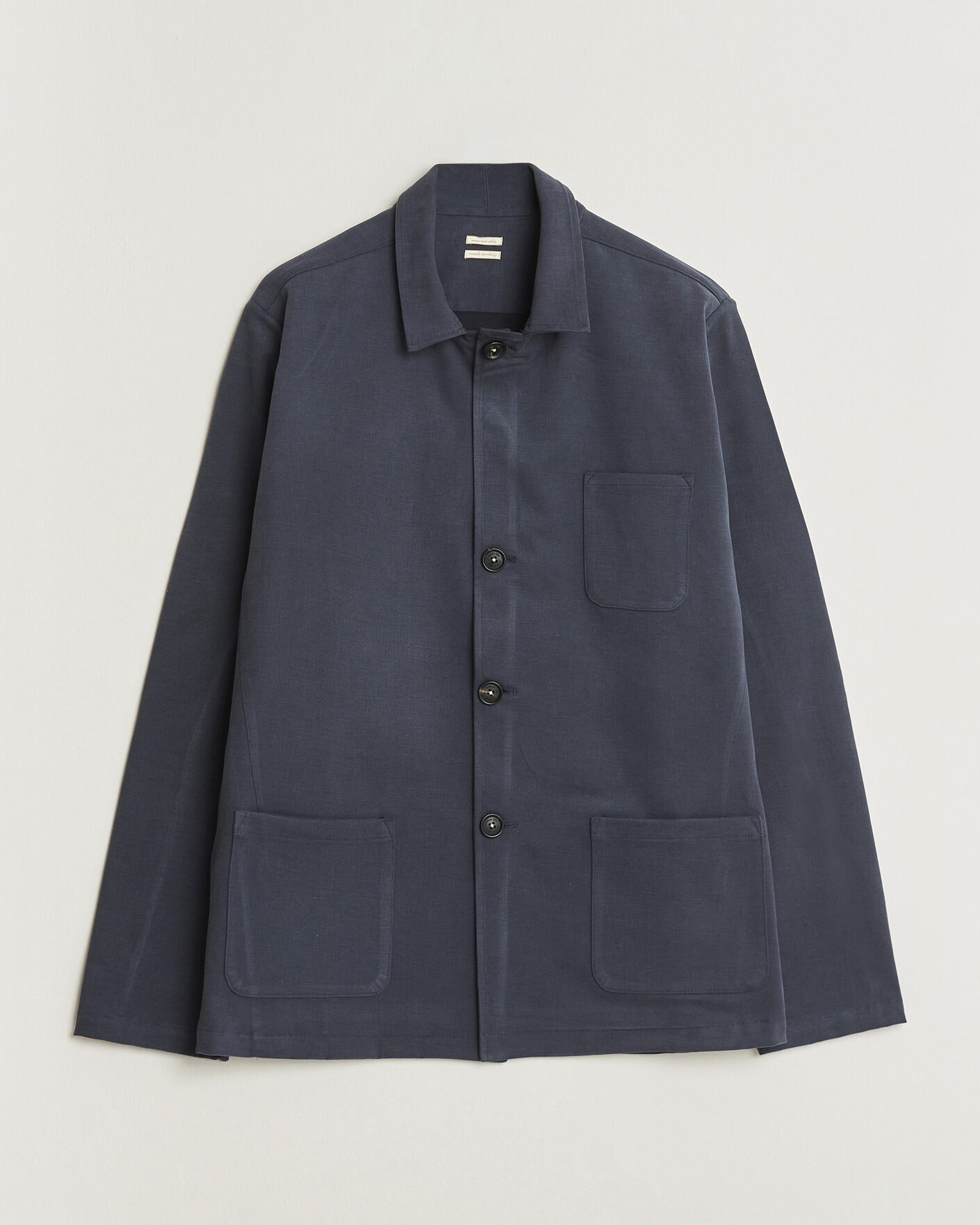 Uomini | Giacche | Massimo Alba | Florida Brushed Cotton Jacket Navy