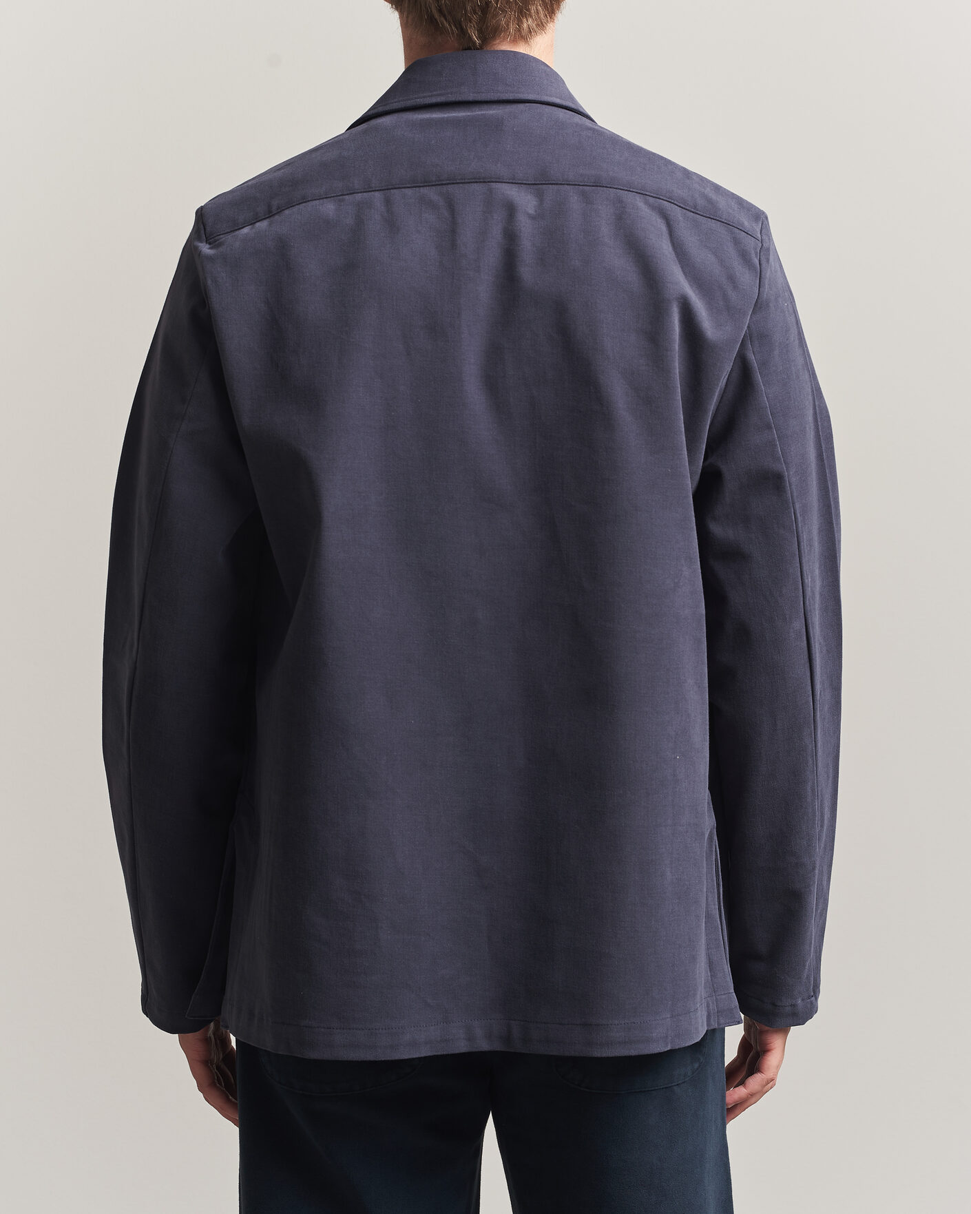 Uomini | Giacche | Massimo Alba | Florida Brushed Cotton Jacket Navy