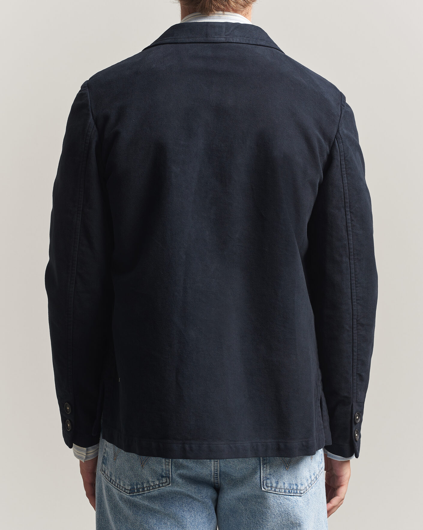 Uomini | Blazers | Massimo Alba | Baglietto Moleskine Jacket Navy