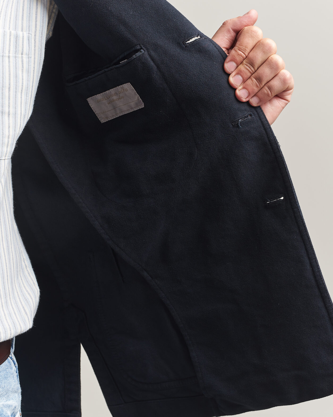 Uomini | Blazers | Massimo Alba | Baglietto Moleskine Jacket Navy