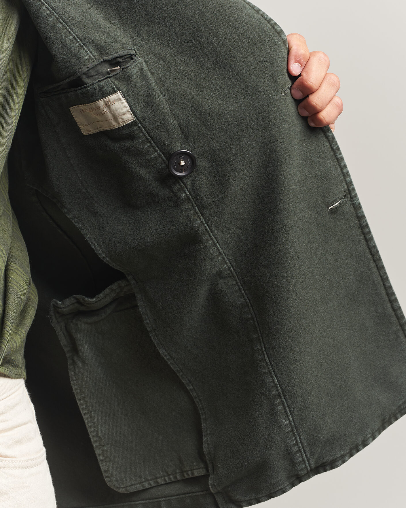 Uomini | Giacche | Massimo Alba | Moleskine Peacoat Forest Night