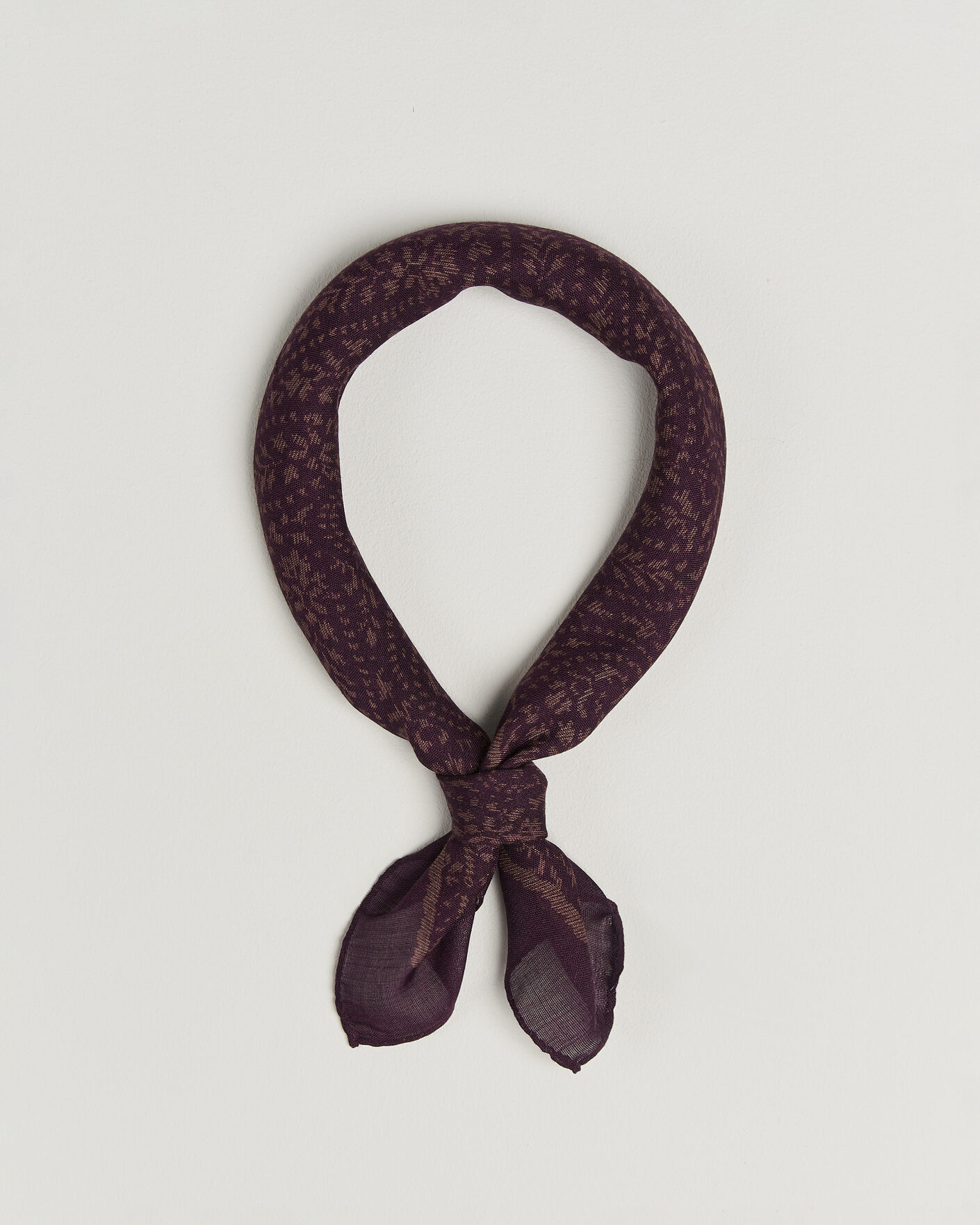 Uomini | Sciarpe | Massimo Alba | Cashmere/Silk Bandana Burgundy