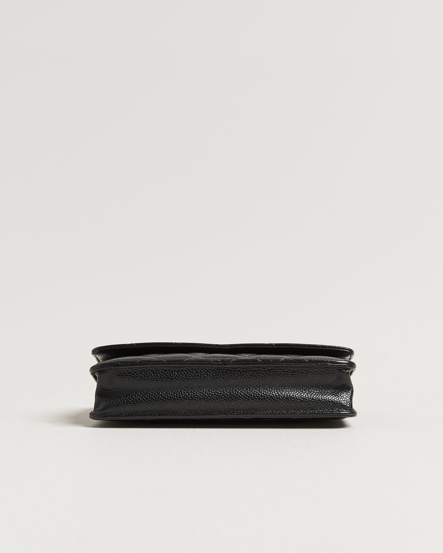 Uomini | Pre-Owned & Vintage Bags | Chanel Pre-Owned | Wallet On Chain Caviar Leather Black