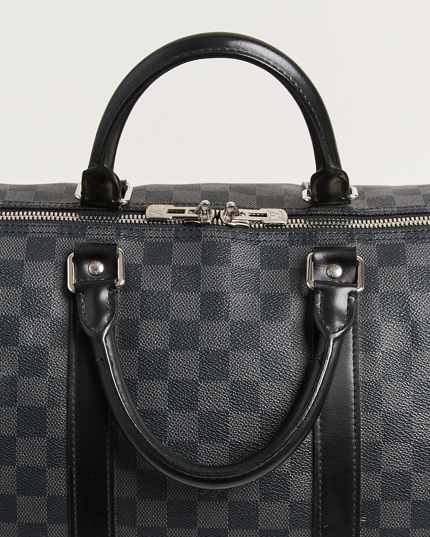 Uomini | Pre-Owned & Vintage Bags | Louis Vuitton Pre-Owned | Keepall 55 Bandouliére Damier Graphite
