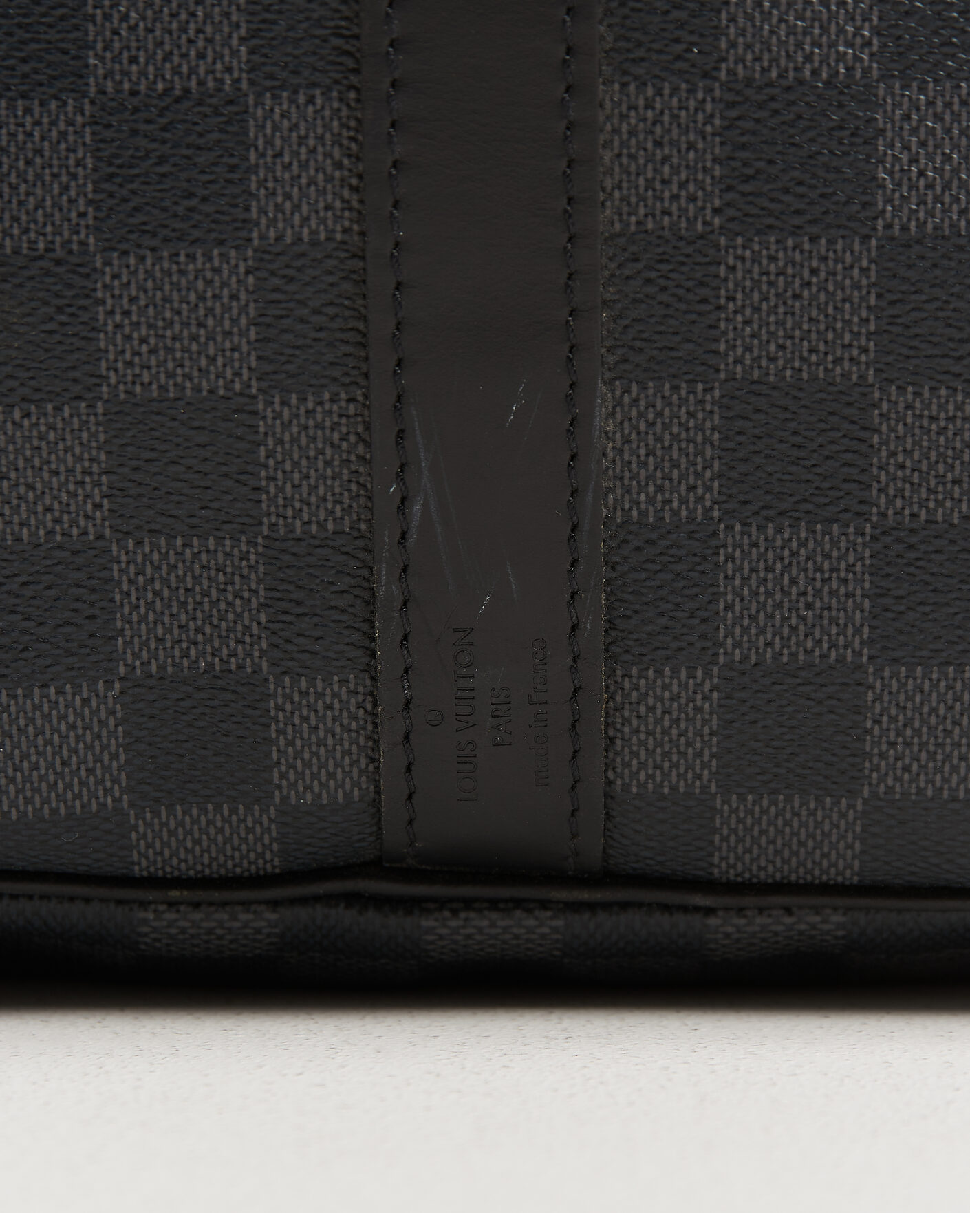 Uomini | Pre-Owned & Vintage Bags | Louis Vuitton Pre-Owned | Keepall 55 Bandouliére Damier Graphite