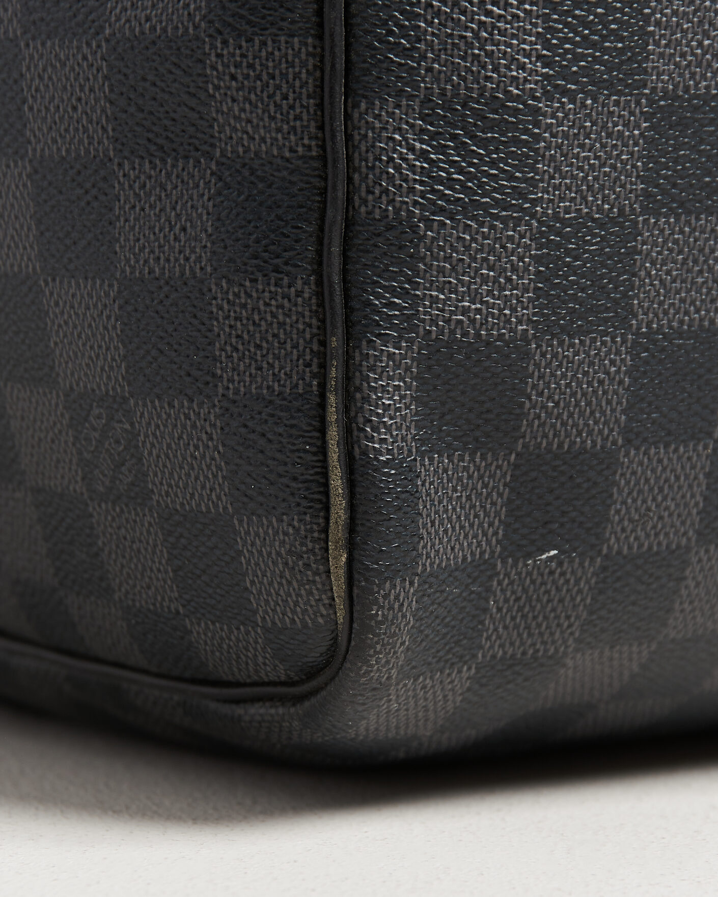 Uomini | Pre-Owned & Vintage Bags | Louis Vuitton Pre-Owned | Keepall 55 Bandouliére Damier Graphite