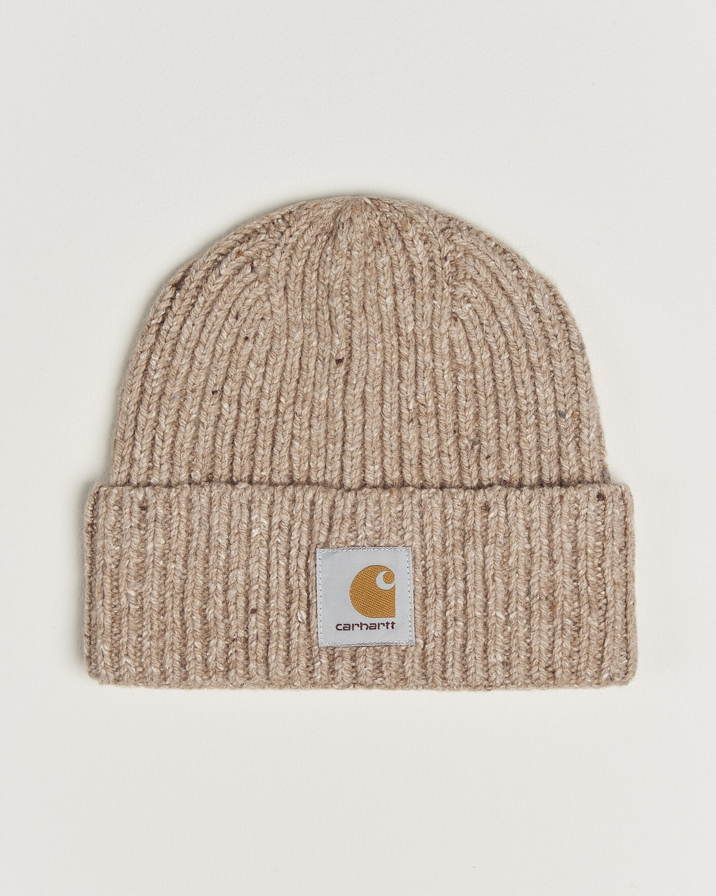 Uomini | Berretti | Carhartt WIP | Anglistic Wool/Cotton Beanie Specled Fleur De Sel