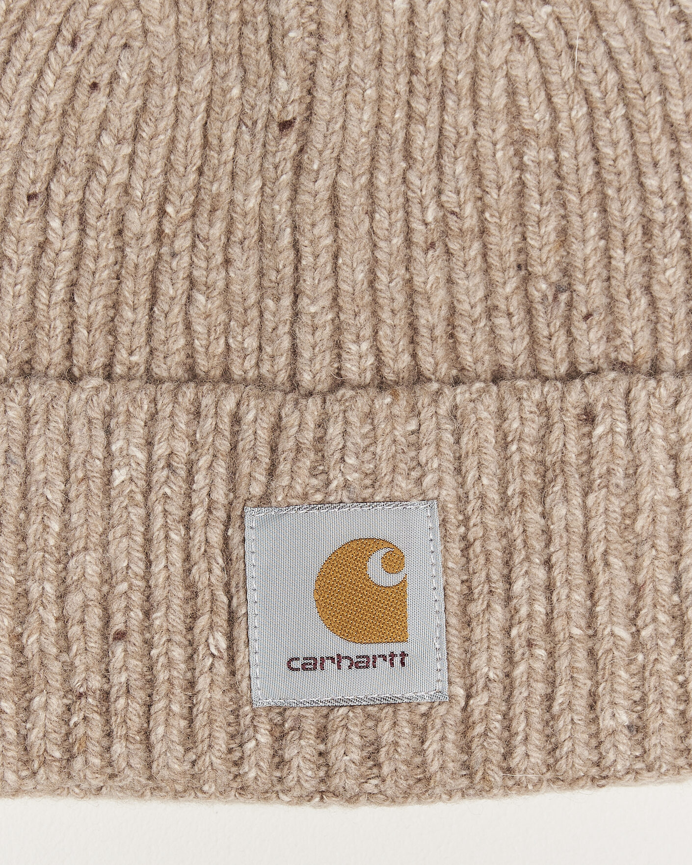 Uomini | Berretti | Carhartt WIP | Anglistic Wool/Cotton Beanie Specled Fleur De Sel