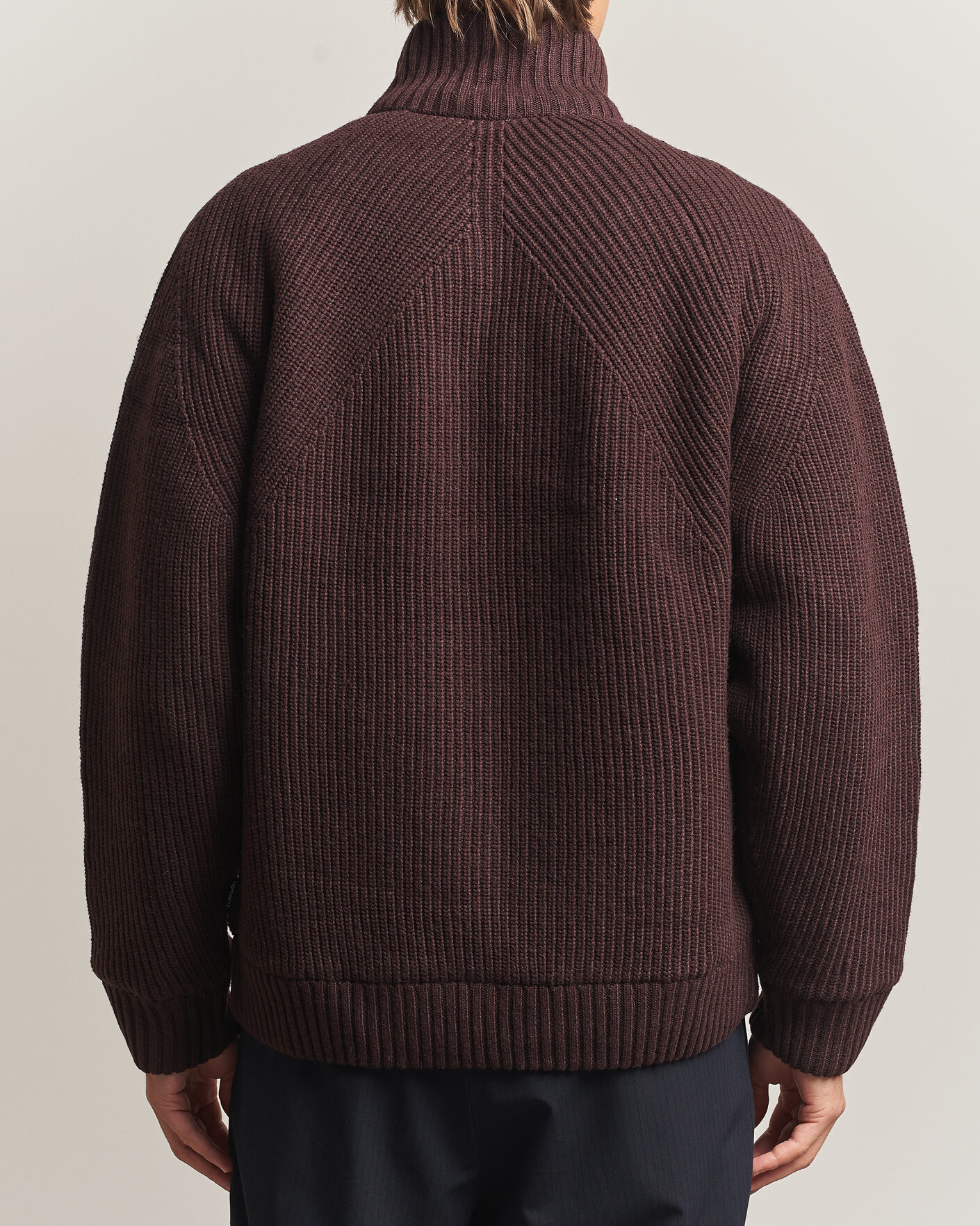 Uomini | Maglieria | Carhartt WIP | Bandley Padded Wool Mix Full Zip Palisander Brown