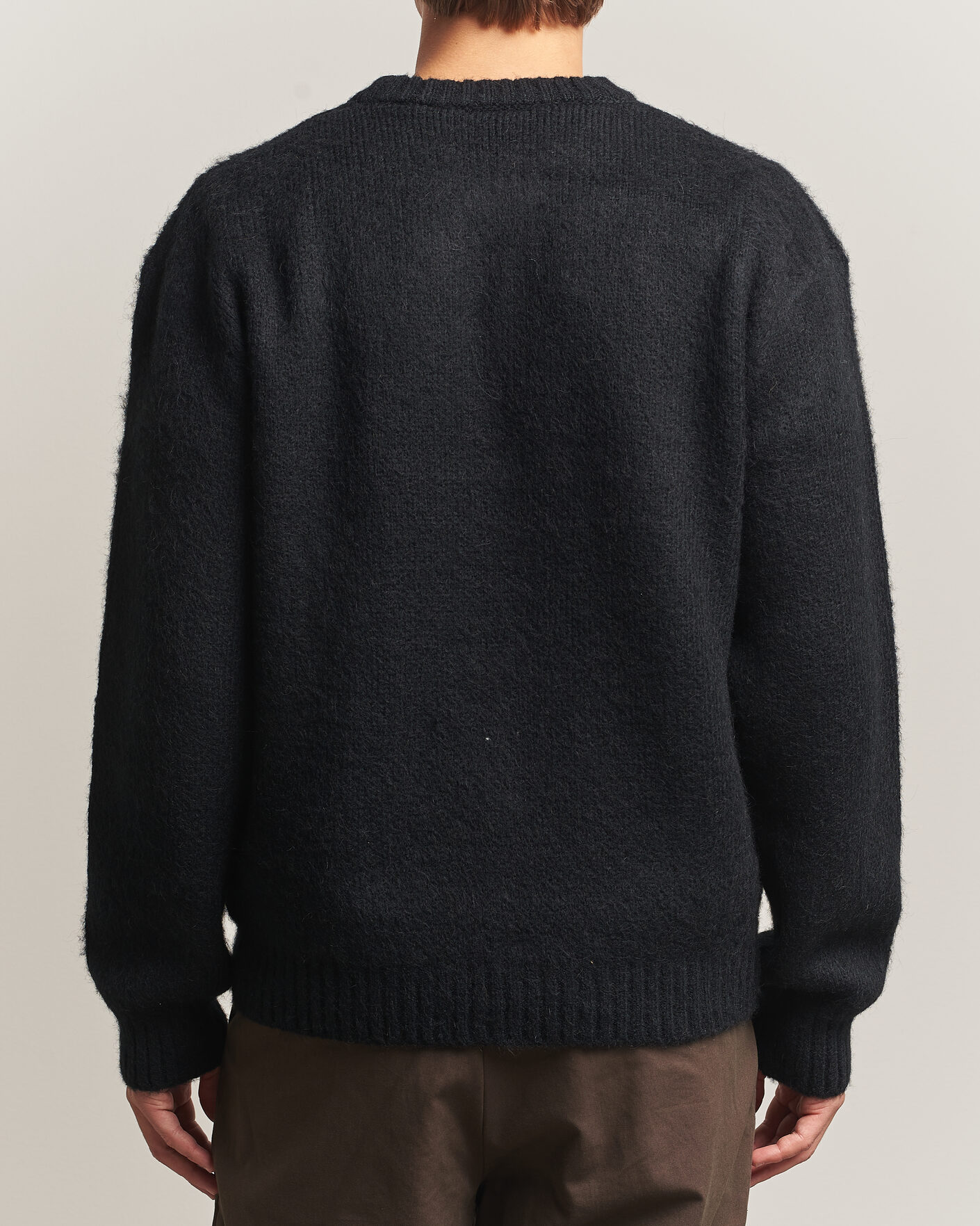 Uomini | Maglieria | Carhartt WIP | Merton Knitted Alpaca Sweater Black