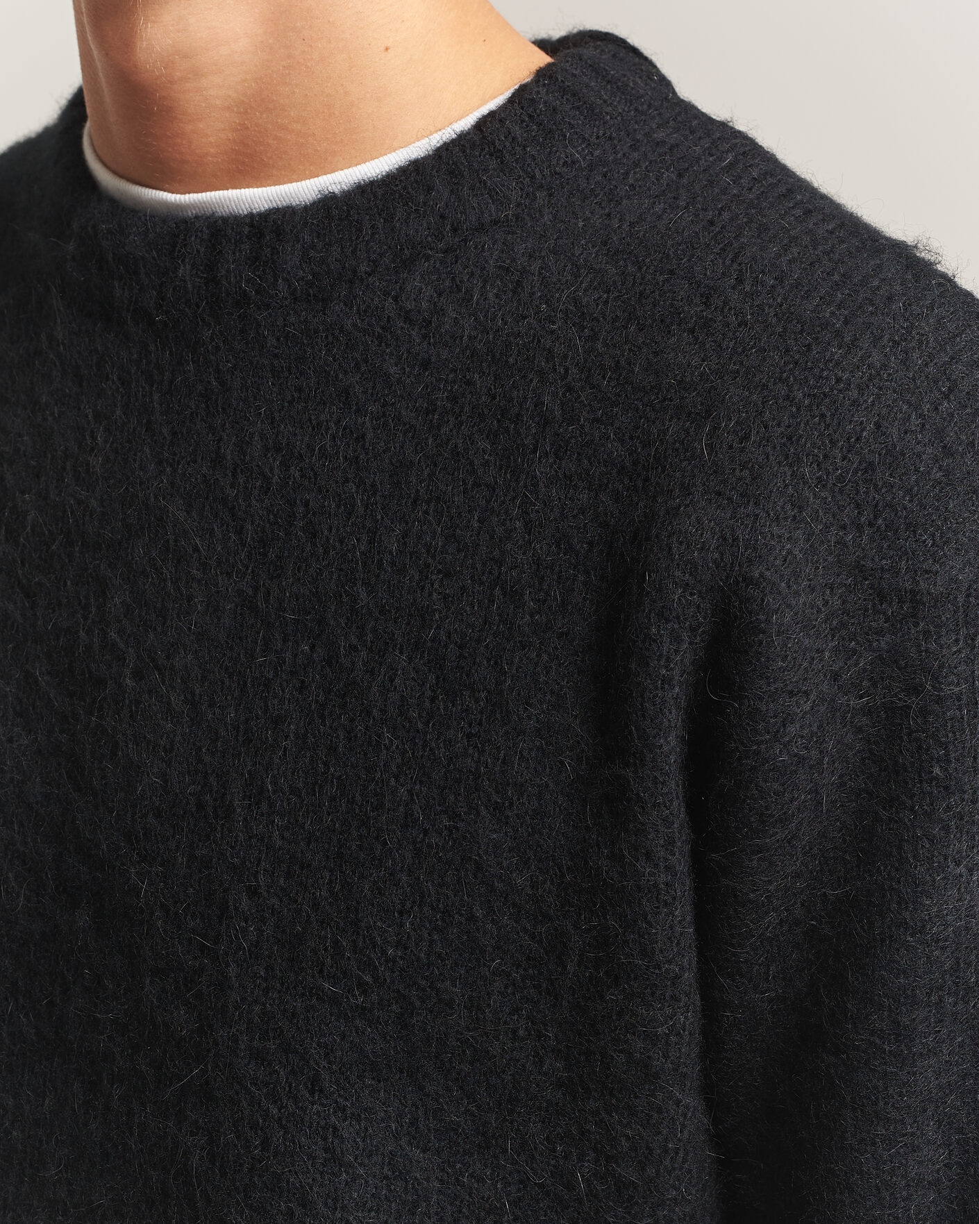 Uomini | Maglieria | Carhartt WIP | Merton Knitted Alpaca Sweater Black