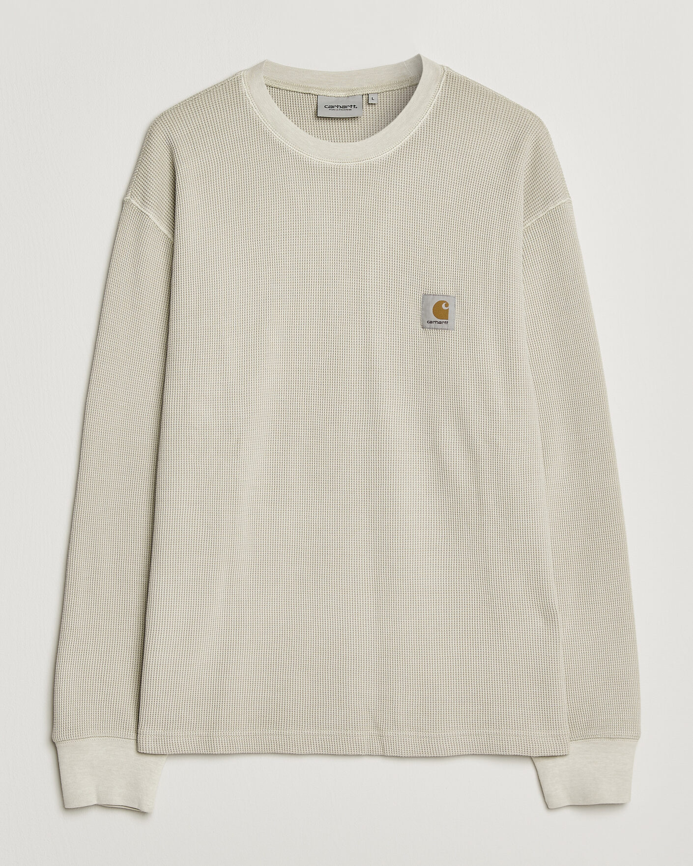Uomini | T-shirt | Carhartt WIP | Long Sleeve Waffle T-Shirt Fleur De Sel
