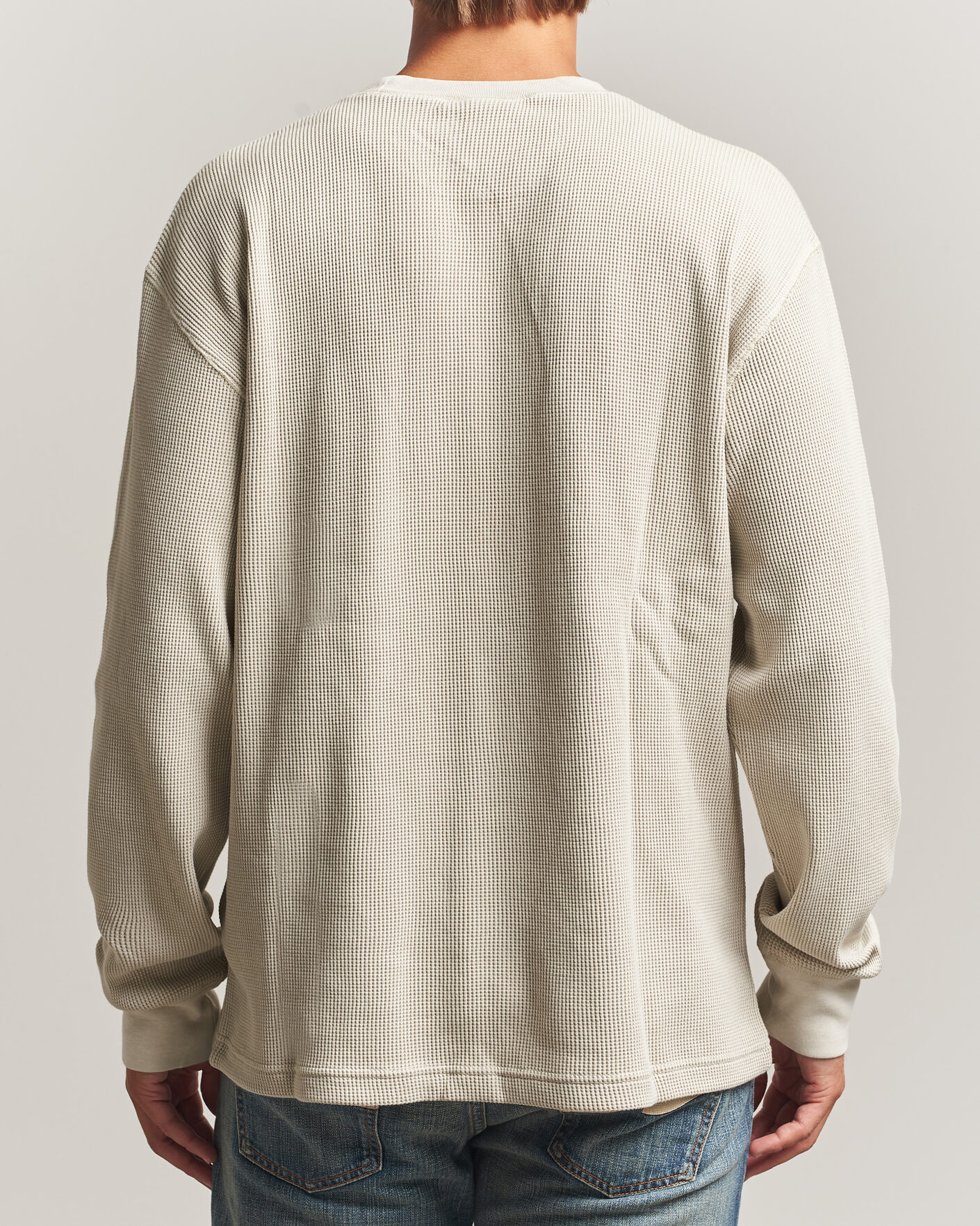 Uomini | T-shirt | Carhartt WIP | Long Sleeve Waffle T-Shirt Fleur De Sel