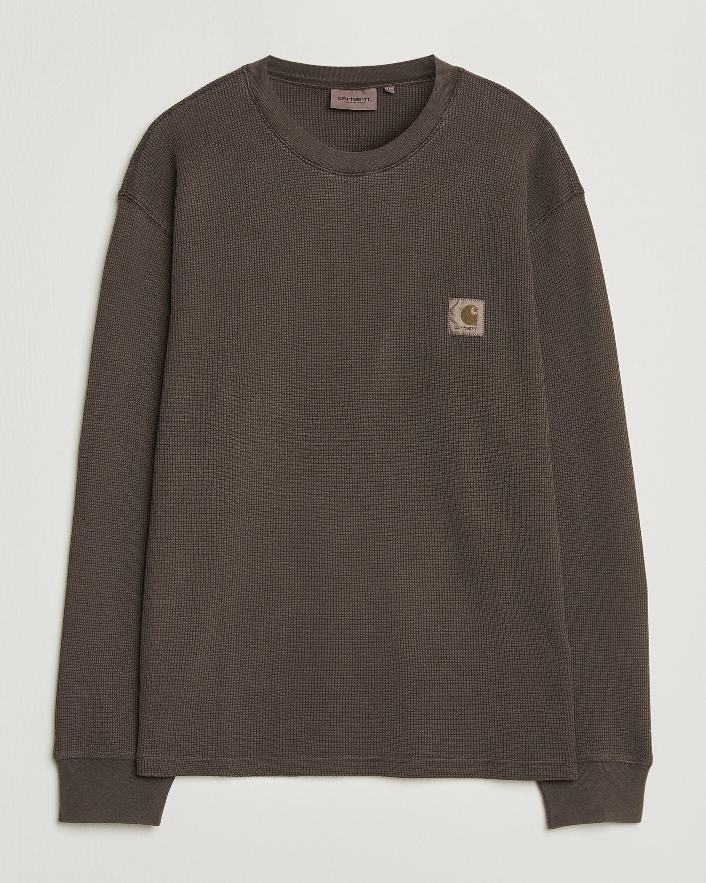 Uomini | T-shirt | Carhartt WIP | Long Sleeve Waffle T-Shirt Tobacco