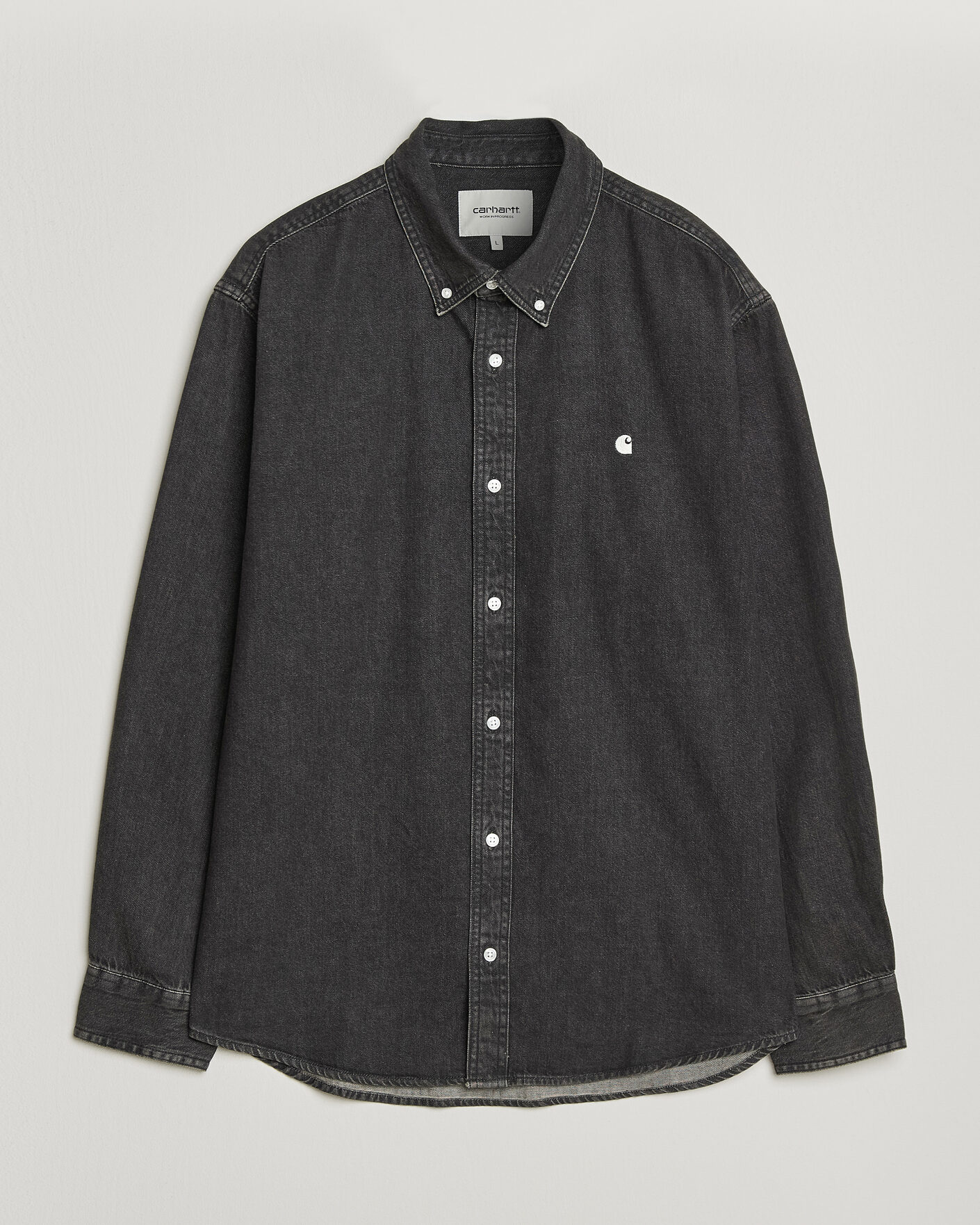Uomini | Camicie | Carhartt WIP | Lucas Denim Shirt Black