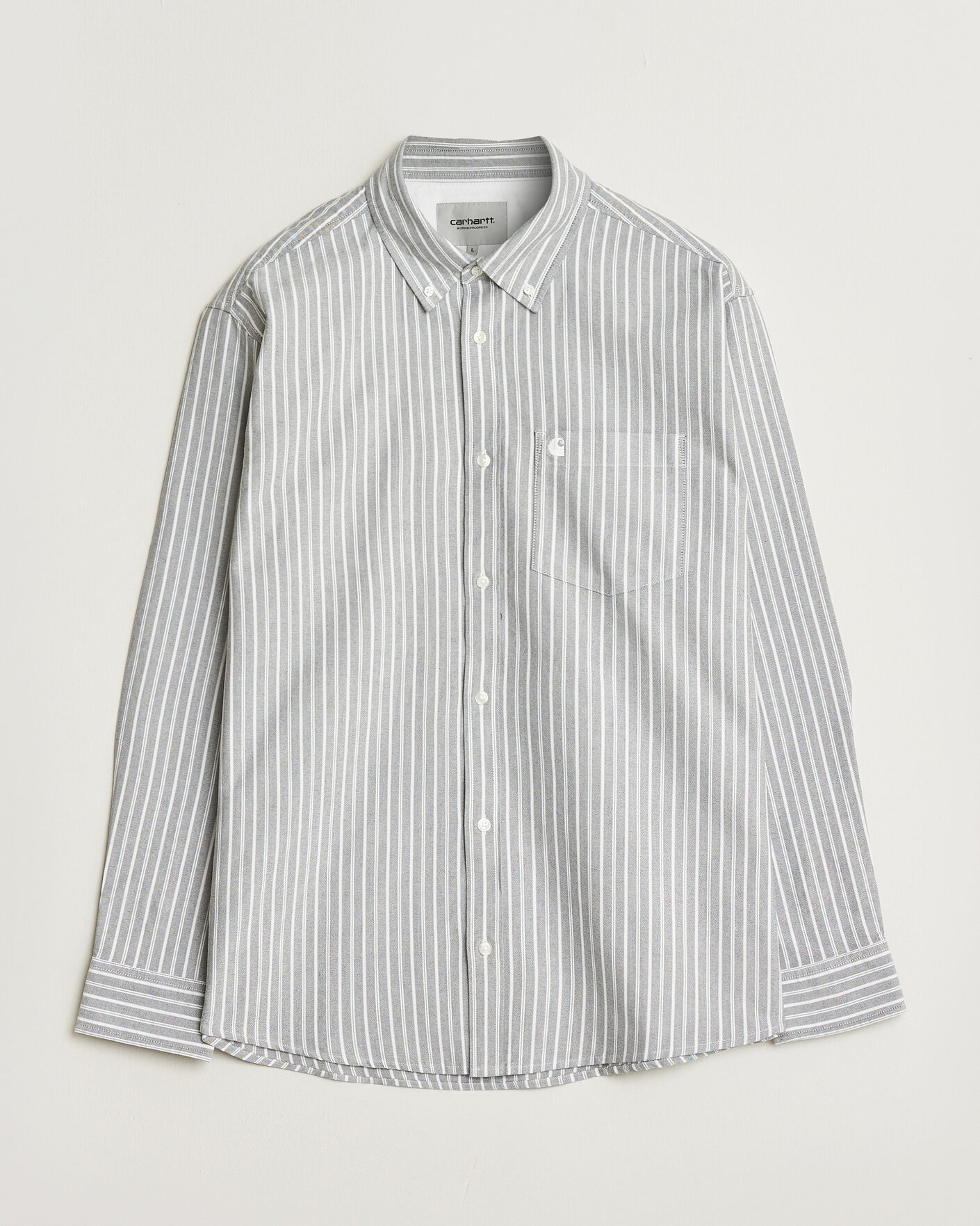 Uomini | Camicie | Carhartt WIP | Canan Striped Oxford Shirt Black