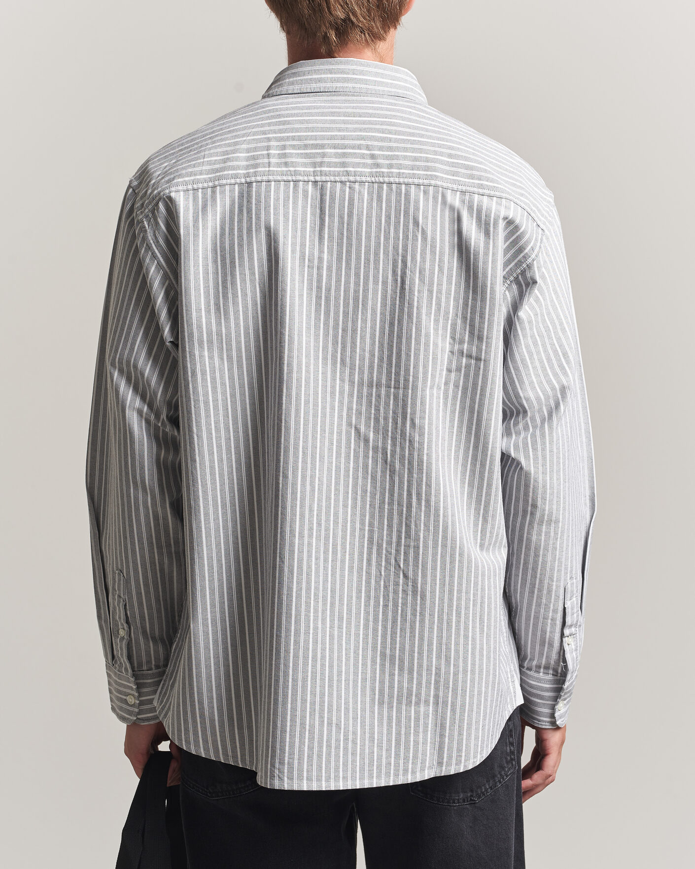 Uomini | Camicie | Carhartt WIP | Canan Striped Oxford Shirt Black