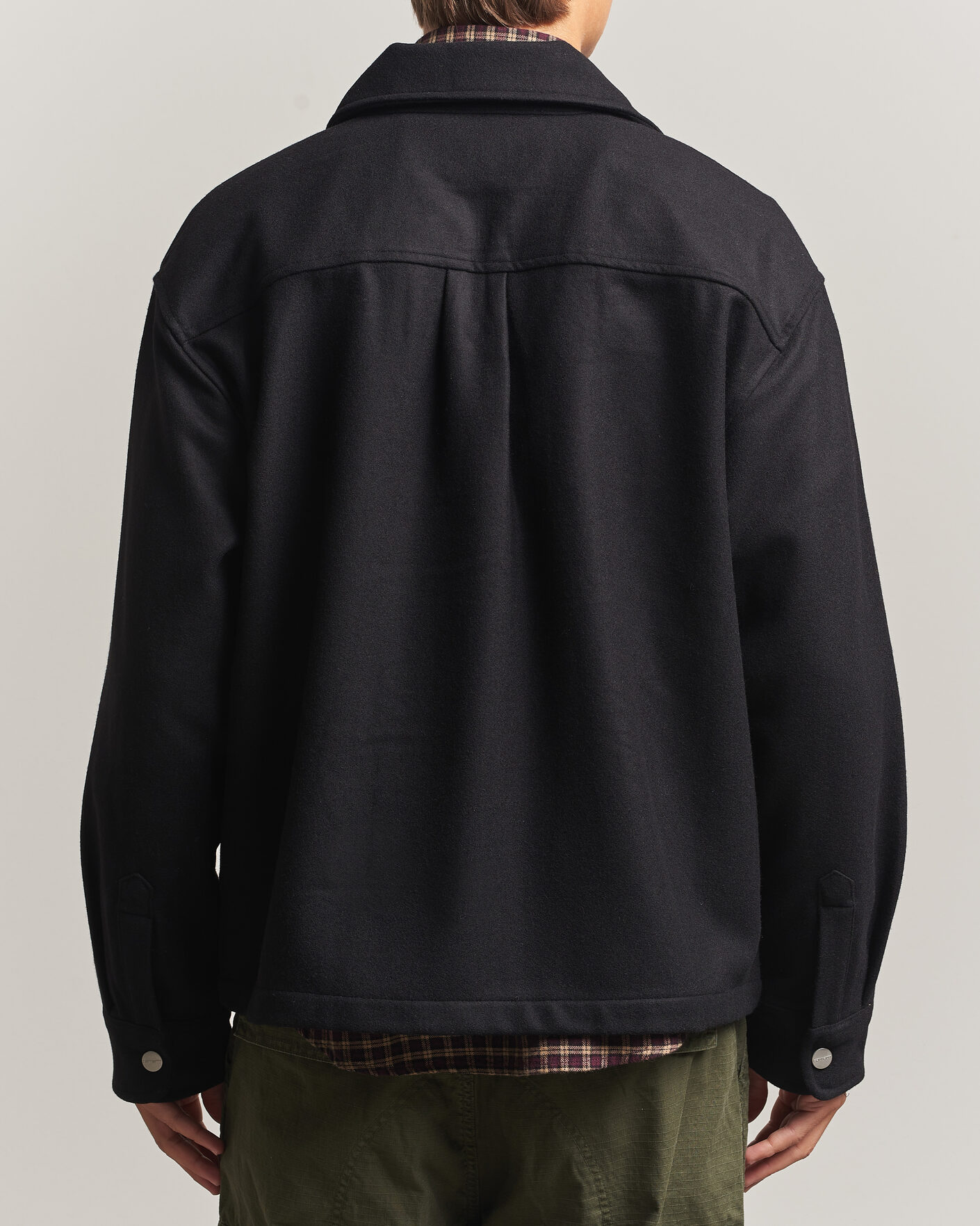 Uomini | Camicie | Carhartt WIP | Atoka Wool Zip Shirt Jacket Black