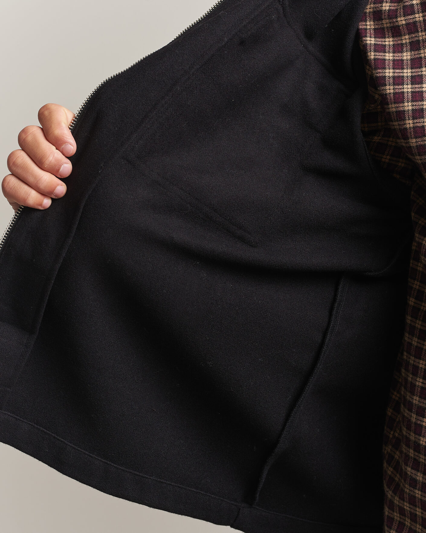 Uomini | Camicie | Carhartt WIP | Atoka Wool Zip Shirt Jacket Black