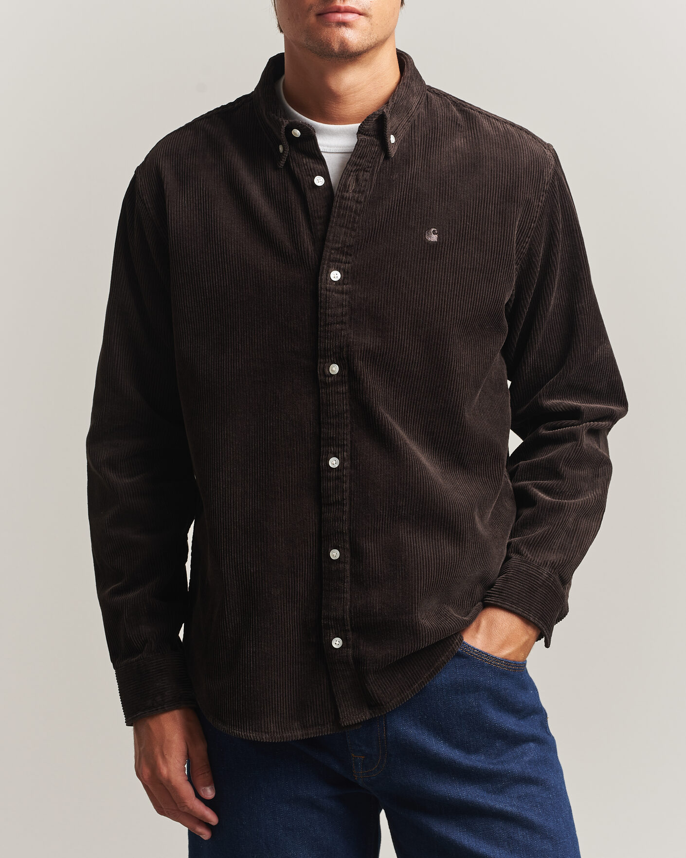 Uomini | Camicie | Carhartt WIP | Madison Cord Shirt Tobacco