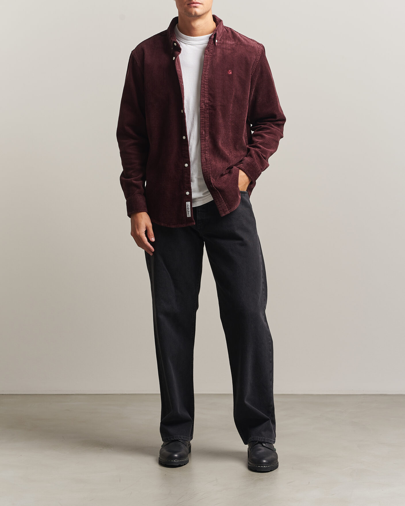 Uomini | Camicie | Carhartt WIP | Madison Cord Shirt Amarone