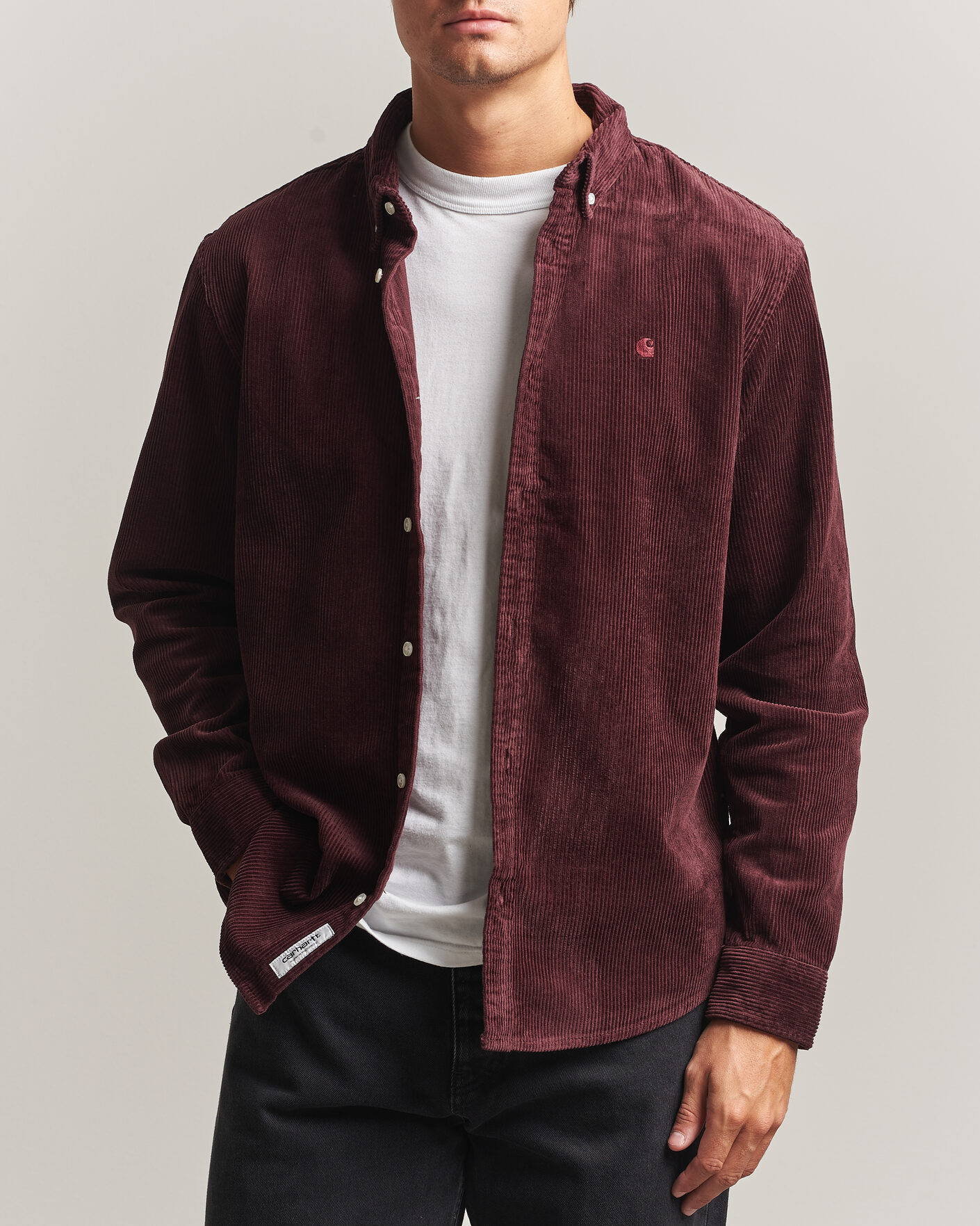 Uomini | Camicie | Carhartt WIP | Madison Cord Shirt Amarone