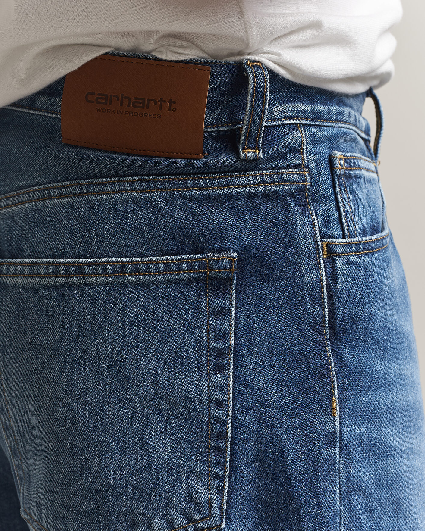 Uomini | Pantaloni | Carhartt WIP | Payson Pant Blue Marble Used Wash