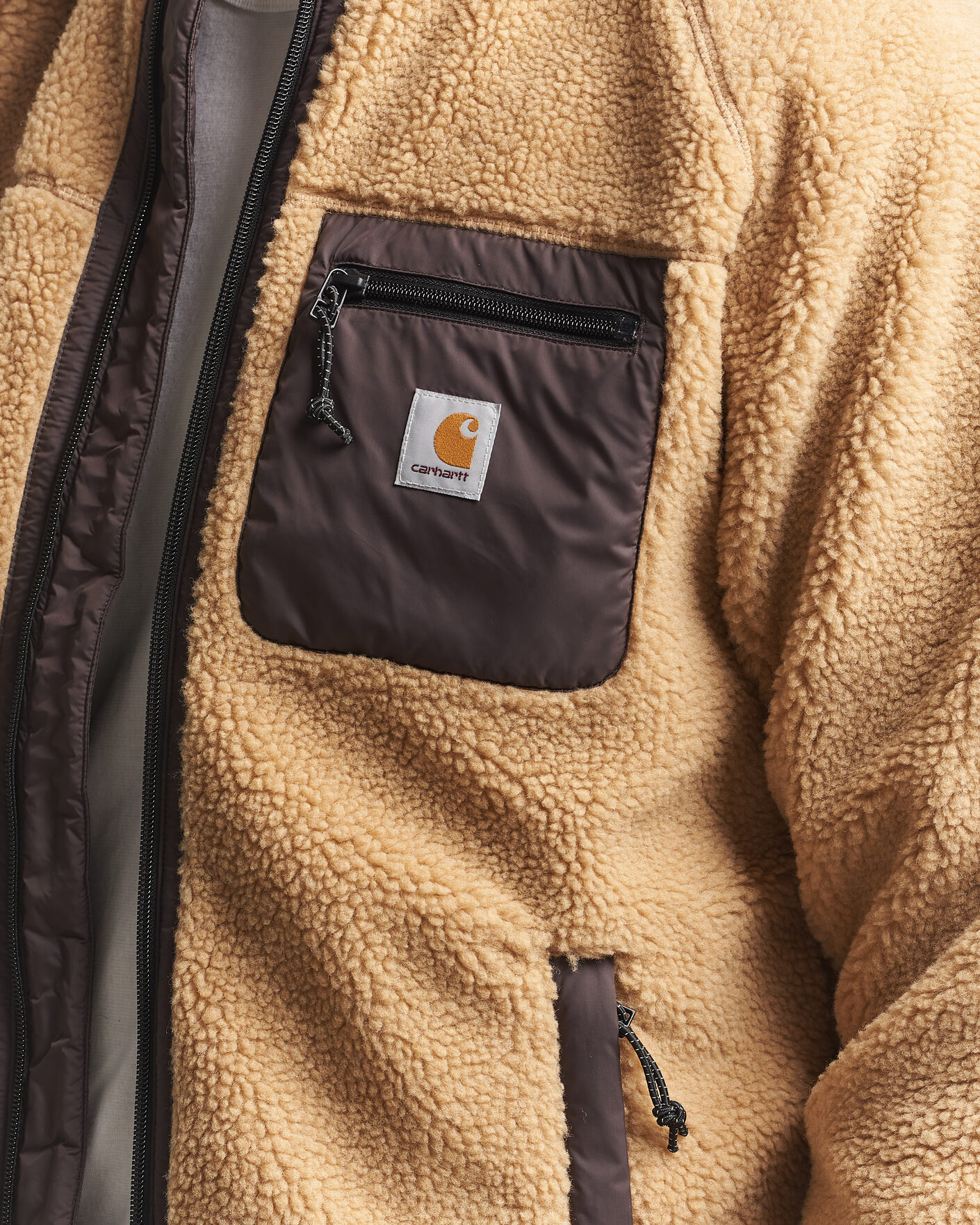 Uomini | Maglieria | Carhartt WIP | Prentis Pile Liner Whip H Brown